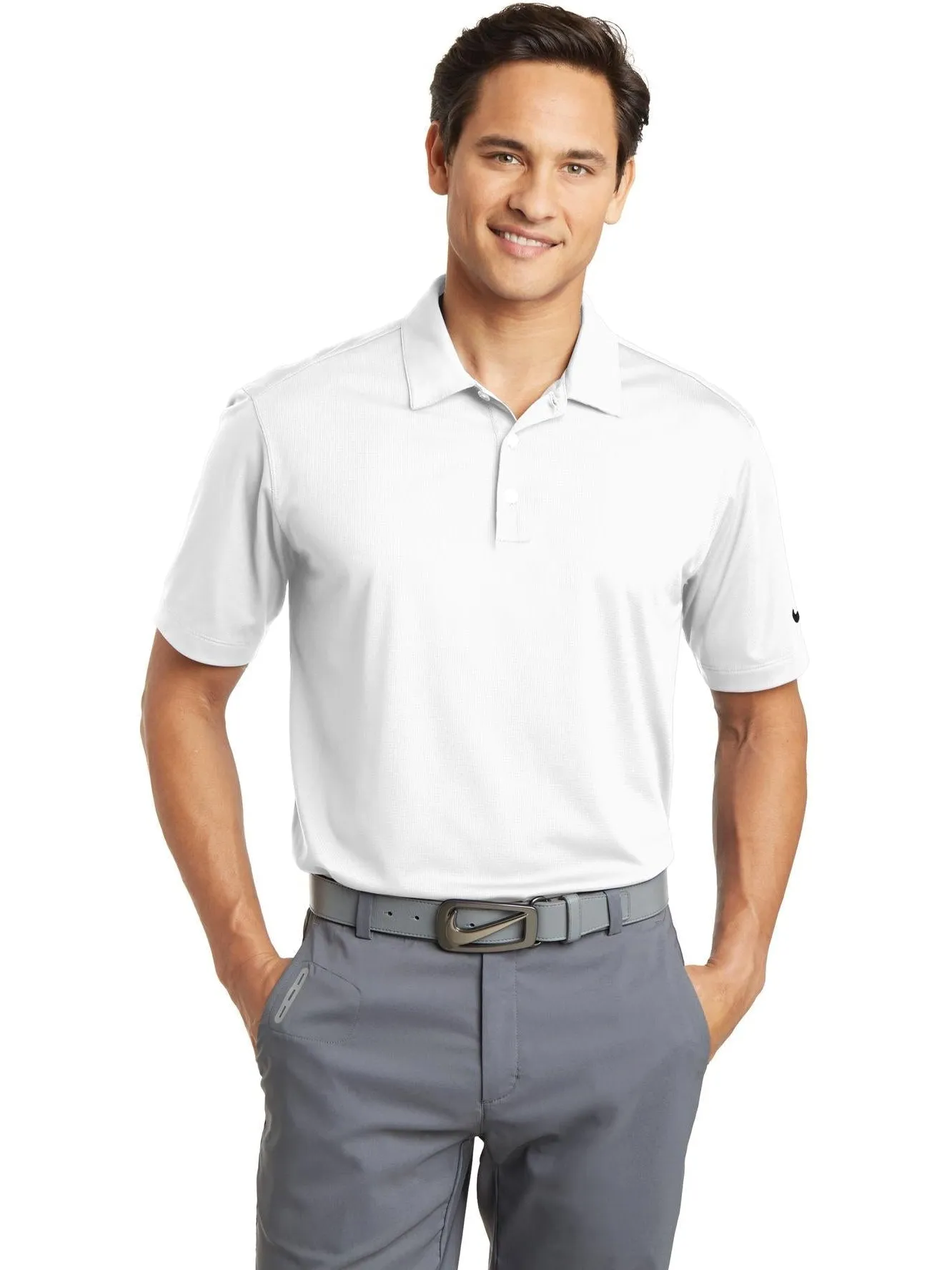 NIKE Dri-FIT Vertical Mesh Polo