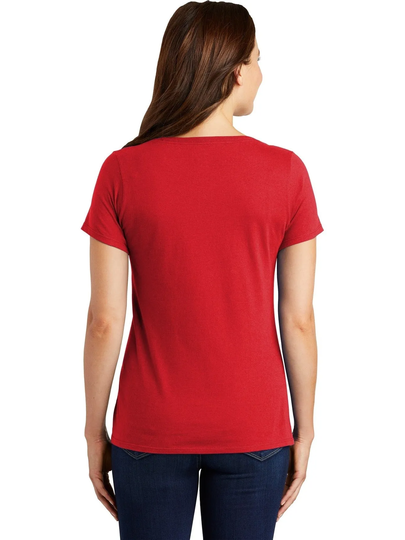 NIKE Ladies Dri-FIT Cotton/Poly Scoop Neck Tee
