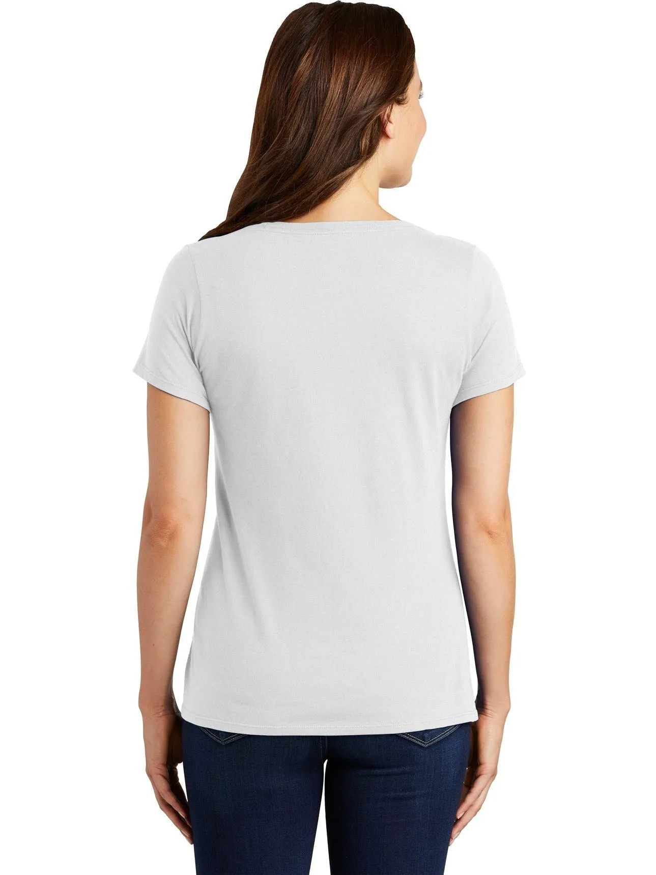 NIKE Ladies Dri-FIT Cotton/Poly Scoop Neck Tee