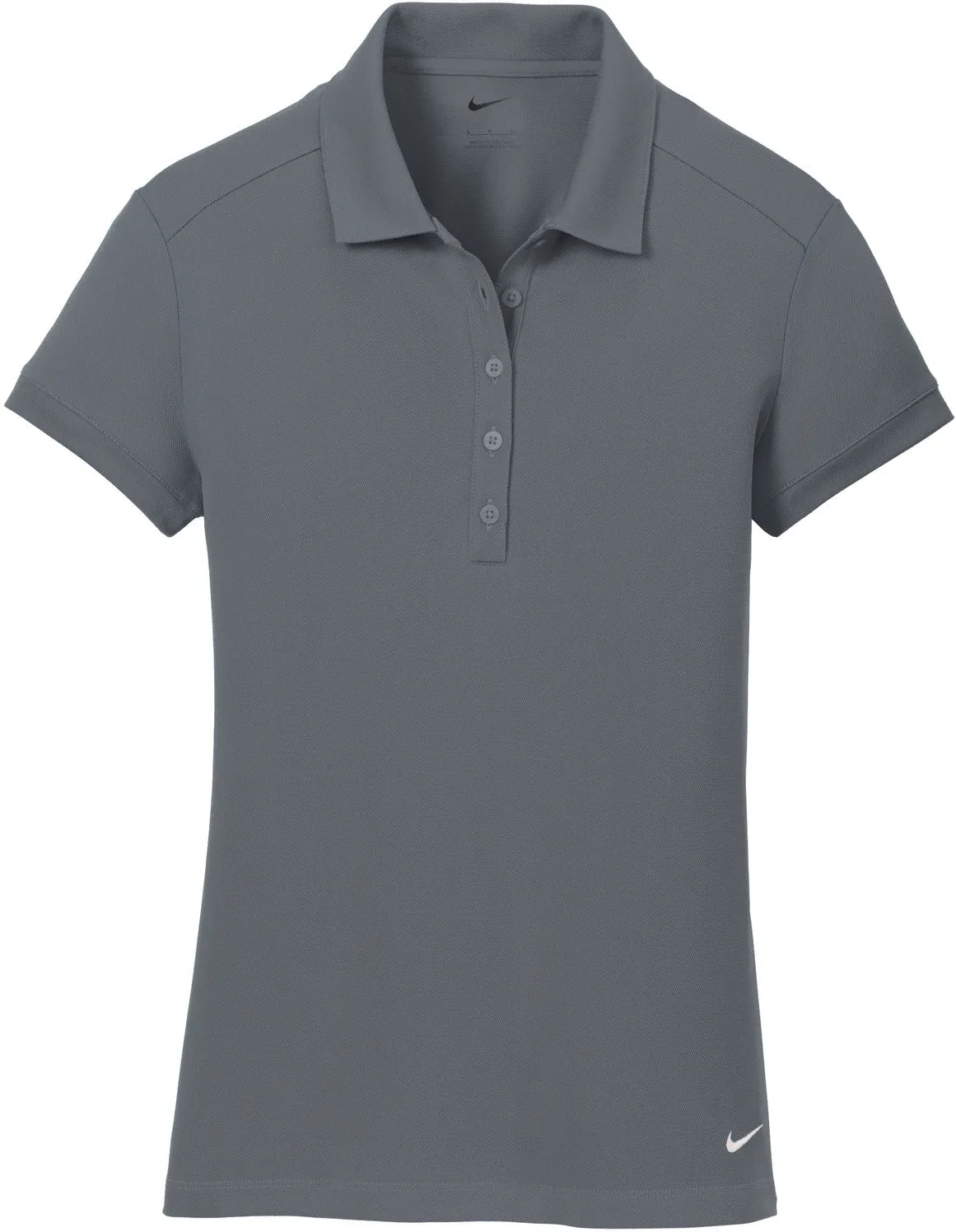 NIKE Ladies Dri-FIT Solid Icon Pique Modern Fit Polo
