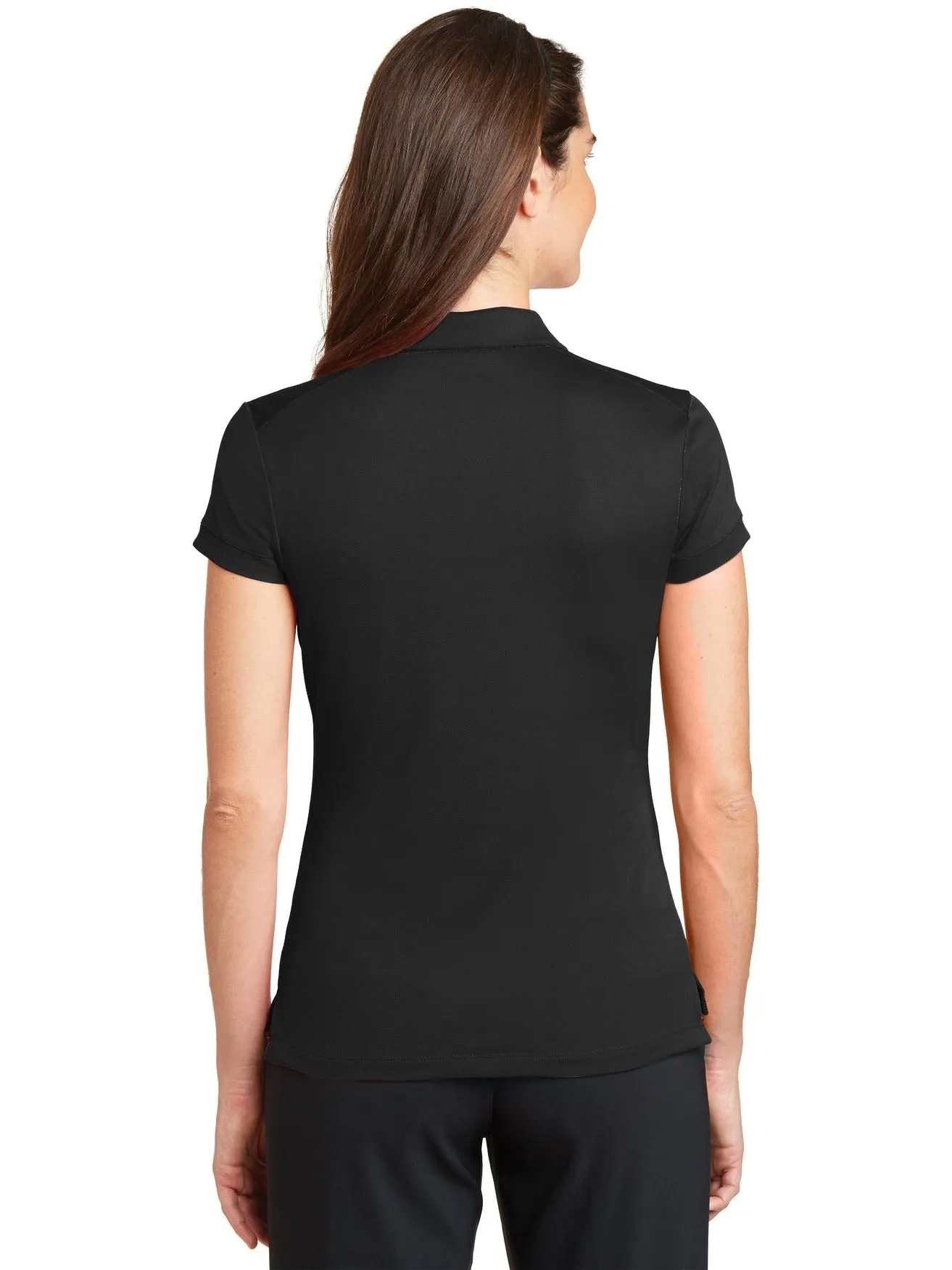 NIKE Ladies Dri-FIT Solid Icon Pique Modern Fit Polo