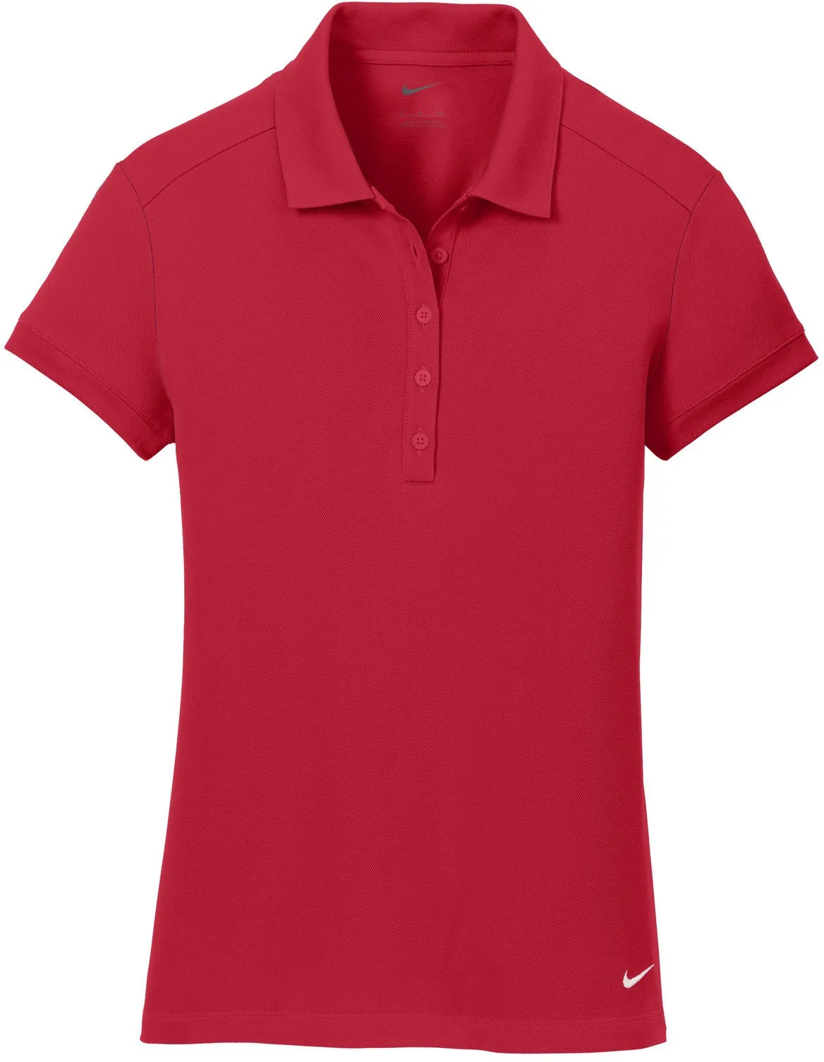 NIKE Ladies Dri-FIT Solid Icon Pique Modern Fit Polo