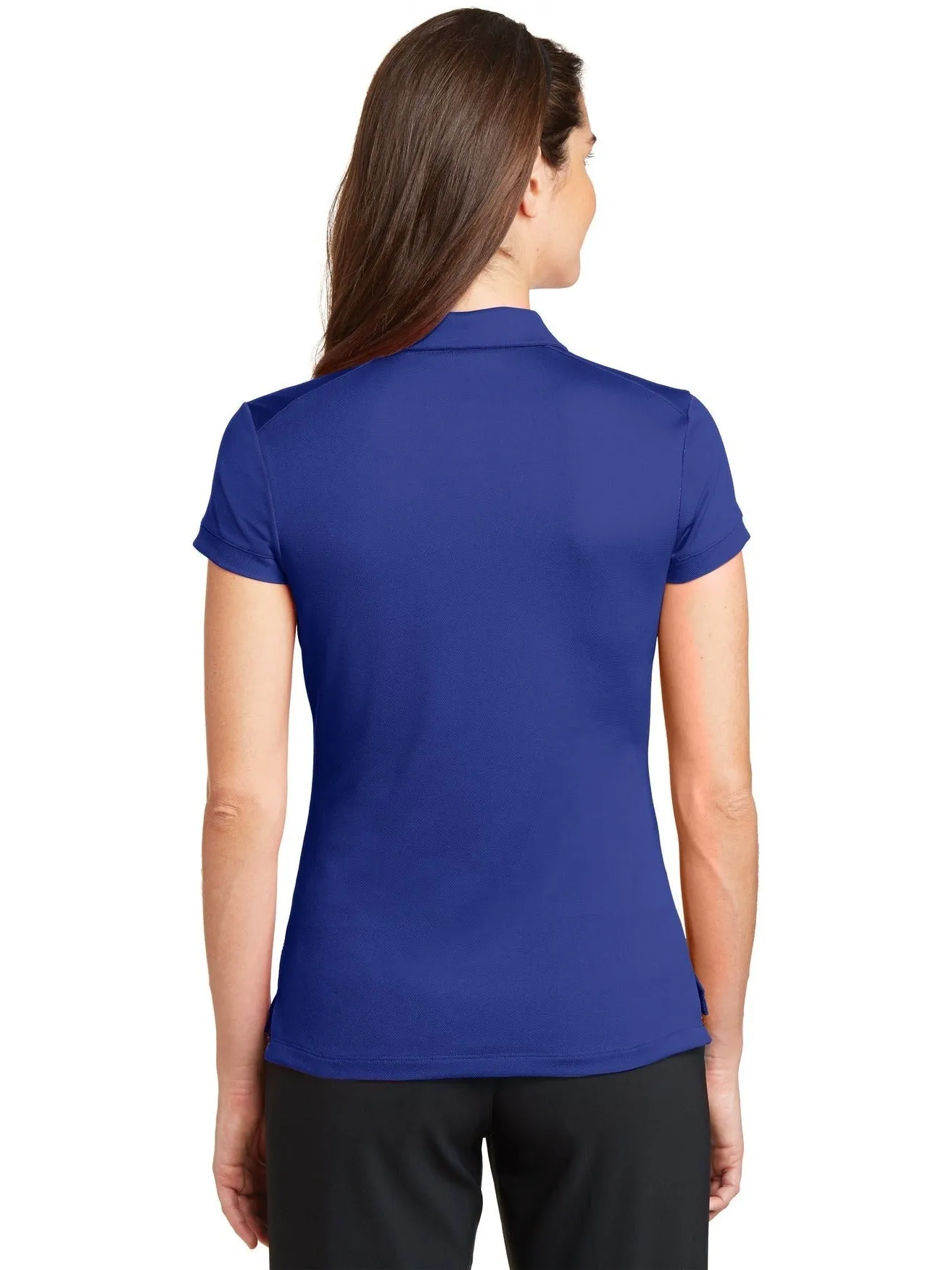 NIKE Ladies Dri-FIT Solid Icon Pique Modern Fit Polo