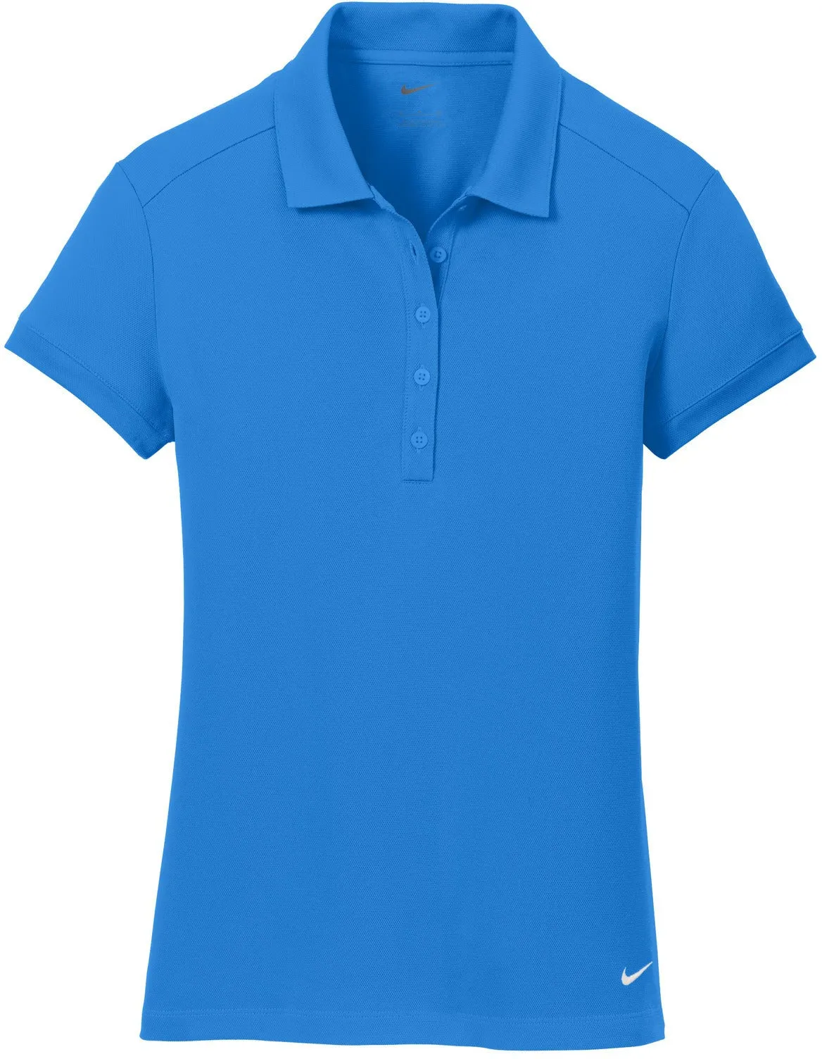 NIKE Ladies Dri-FIT Solid Icon Pique Modern Fit Polo