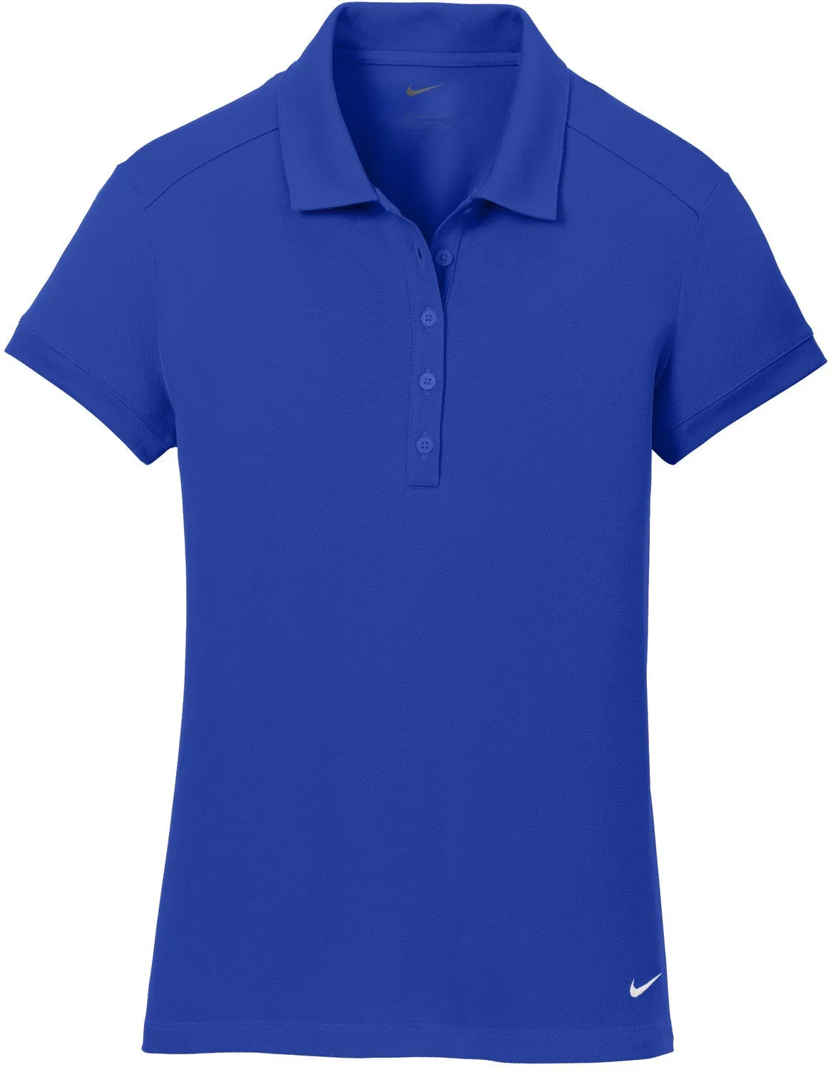 NIKE Ladies Dri-FIT Solid Icon Pique Modern Fit Polo