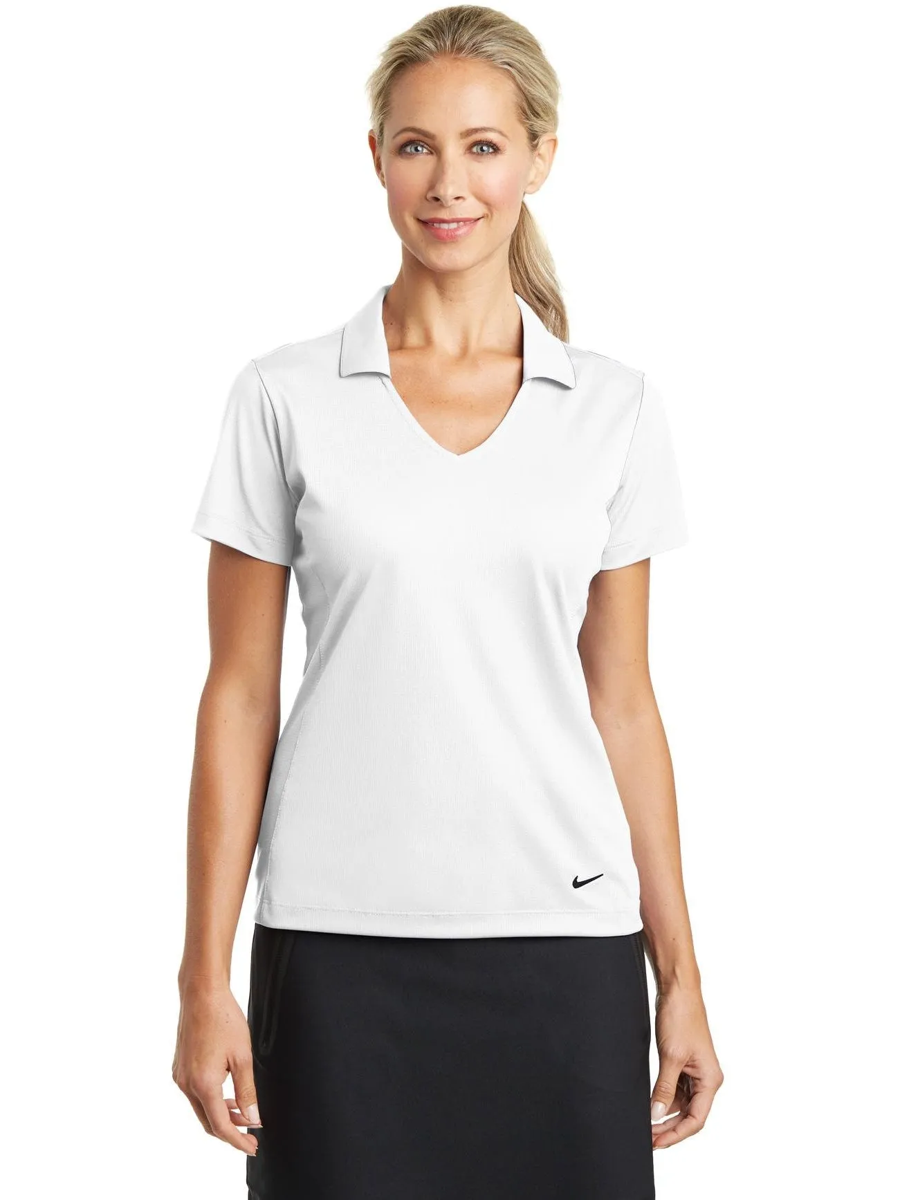 NIKE Ladies Dri-FIT Vertical Mesh Polo