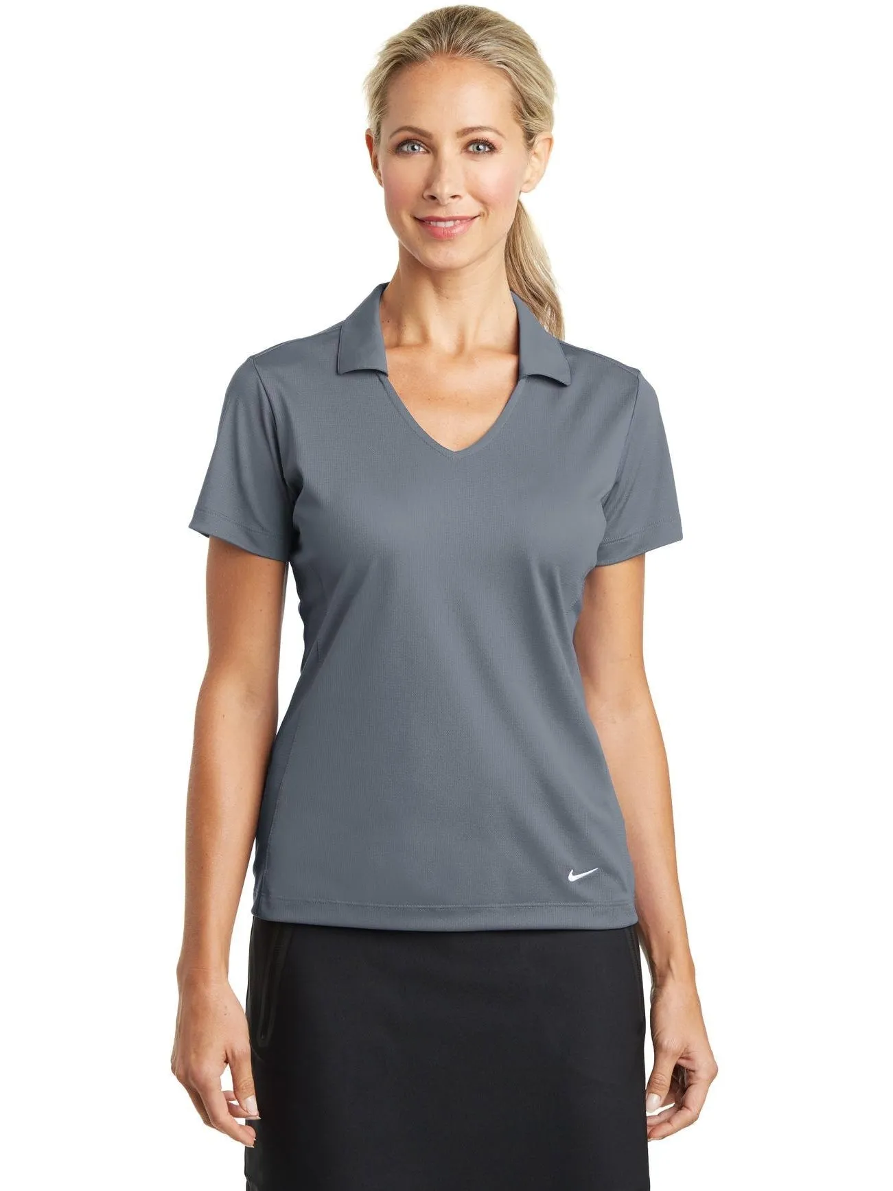 NIKE Ladies Dri-FIT Vertical Mesh Polo