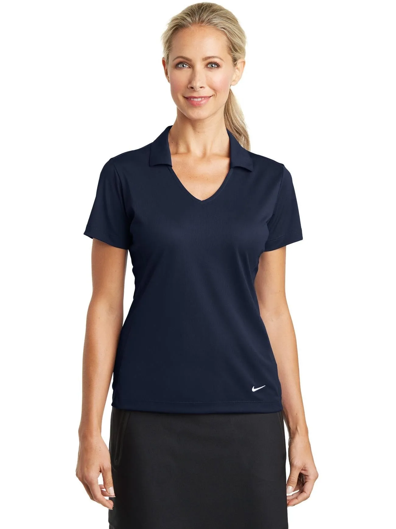 NIKE Ladies Dri-FIT Vertical Mesh Polo