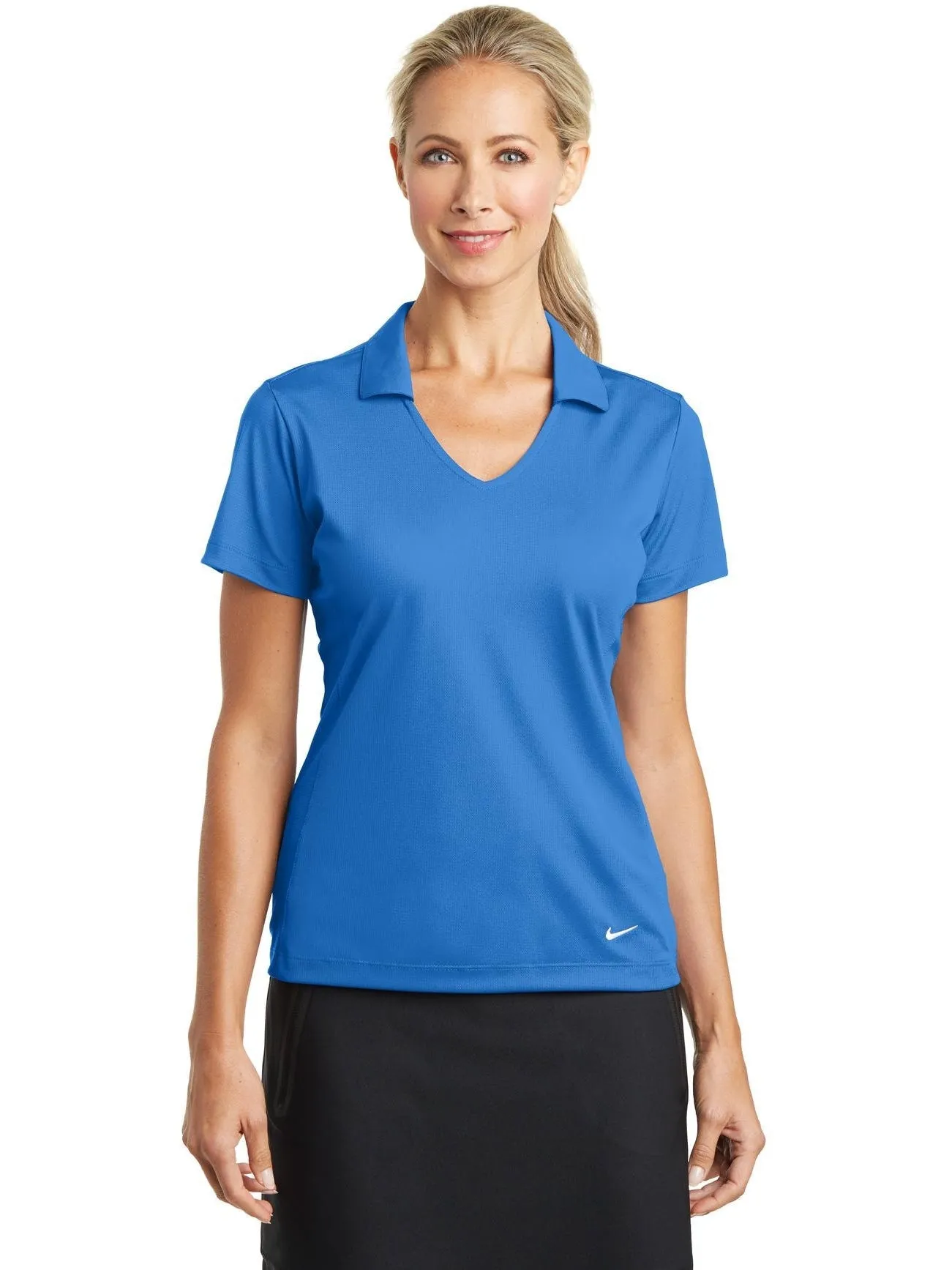 NIKE Ladies Dri-FIT Vertical Mesh Polo