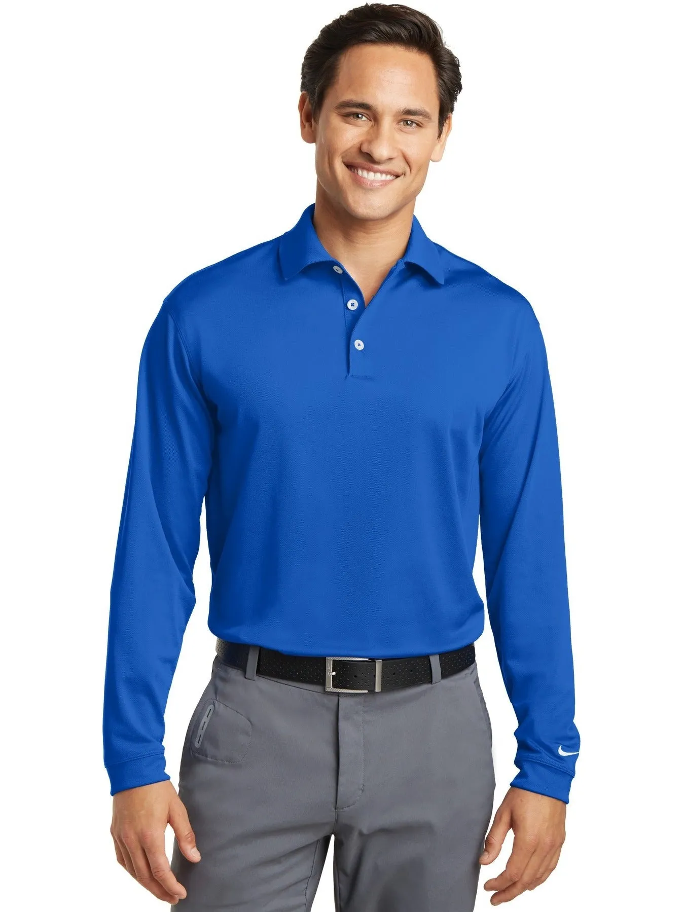 NIKE Tall Long Sleeve Dri-FIT Stretch Tech Polo