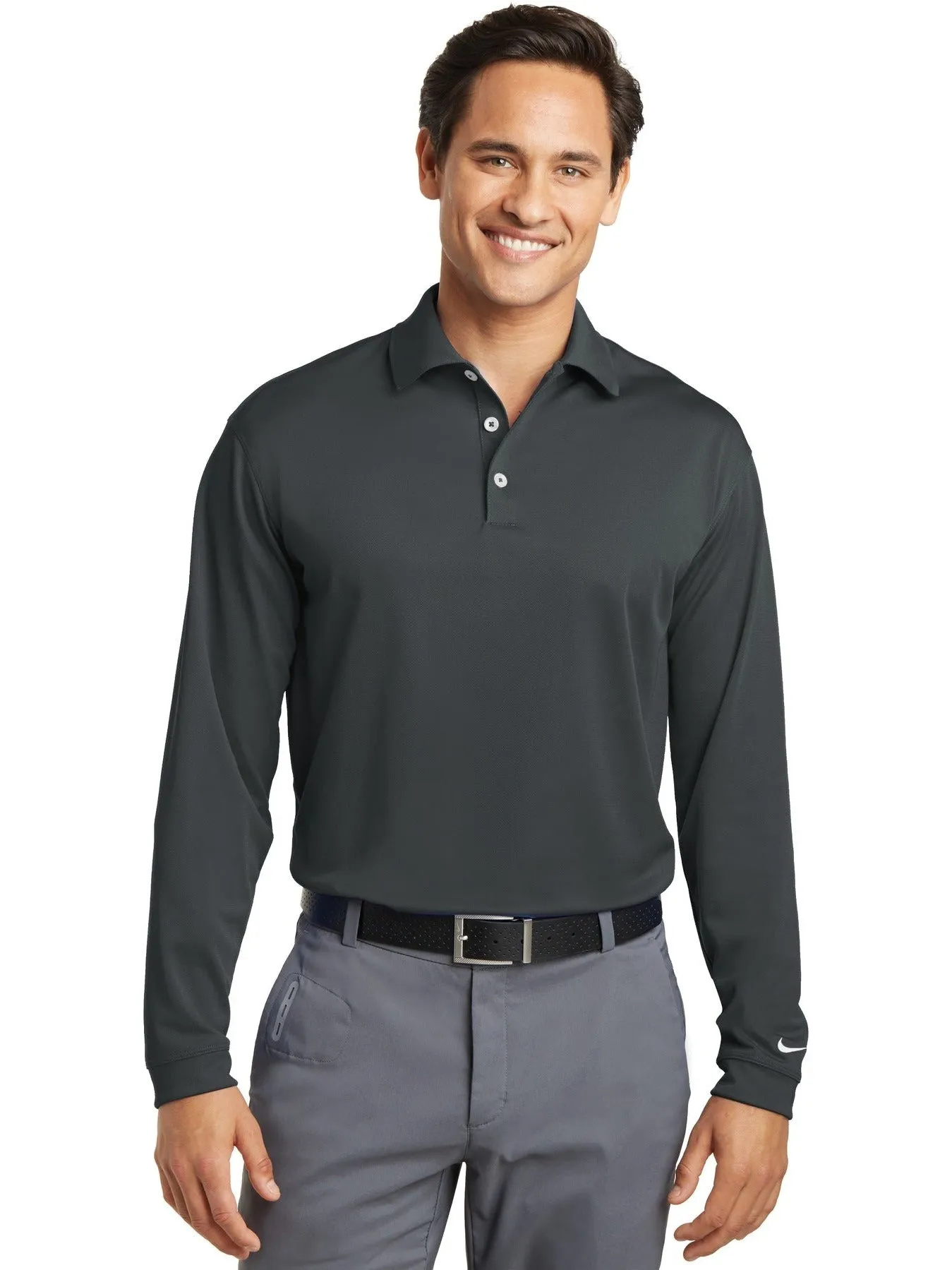 NIKE Tall Long Sleeve Dri-FIT Stretch Tech Polo