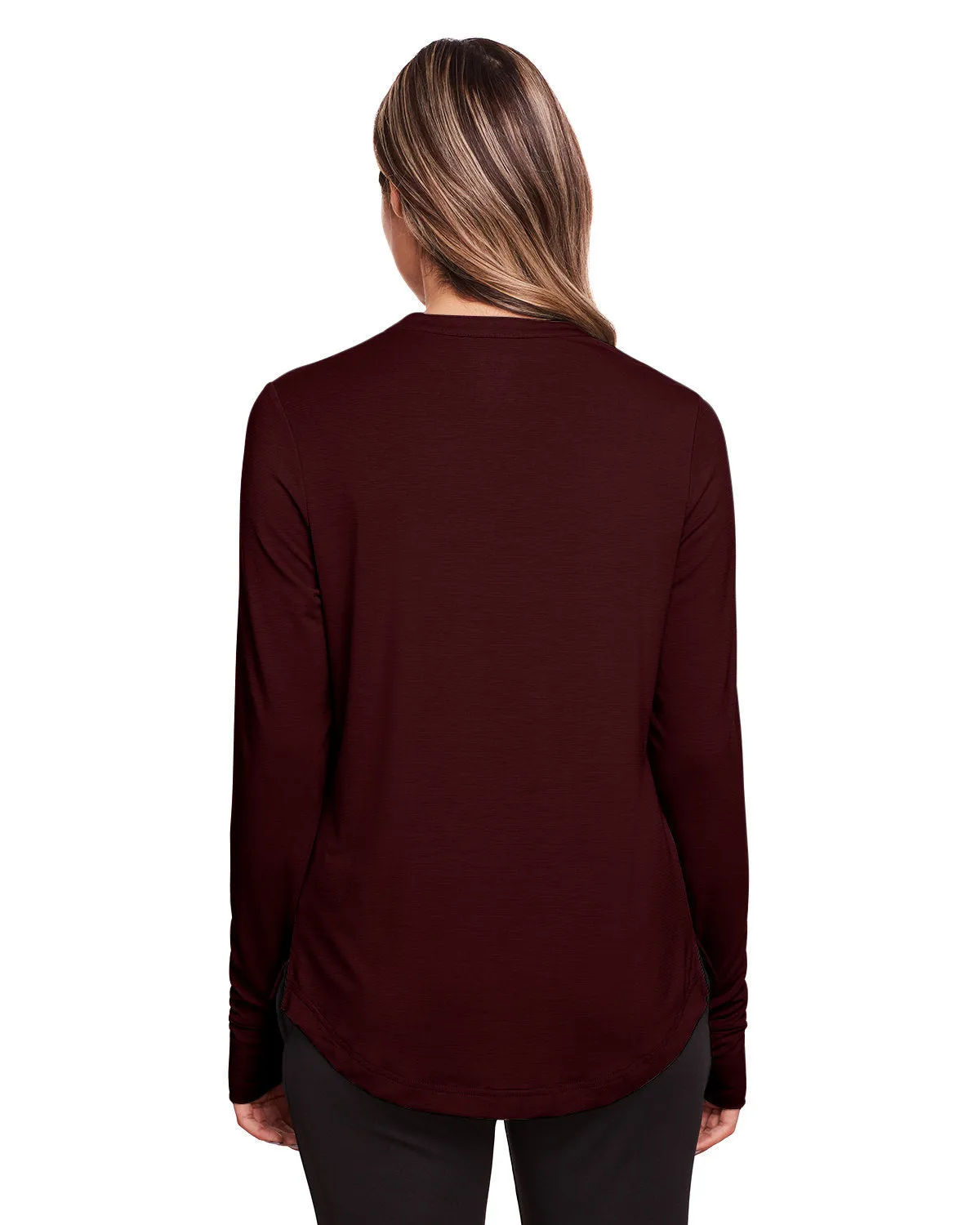 North End Ladies Jaq Snap-Up Stretch Performance Pullover