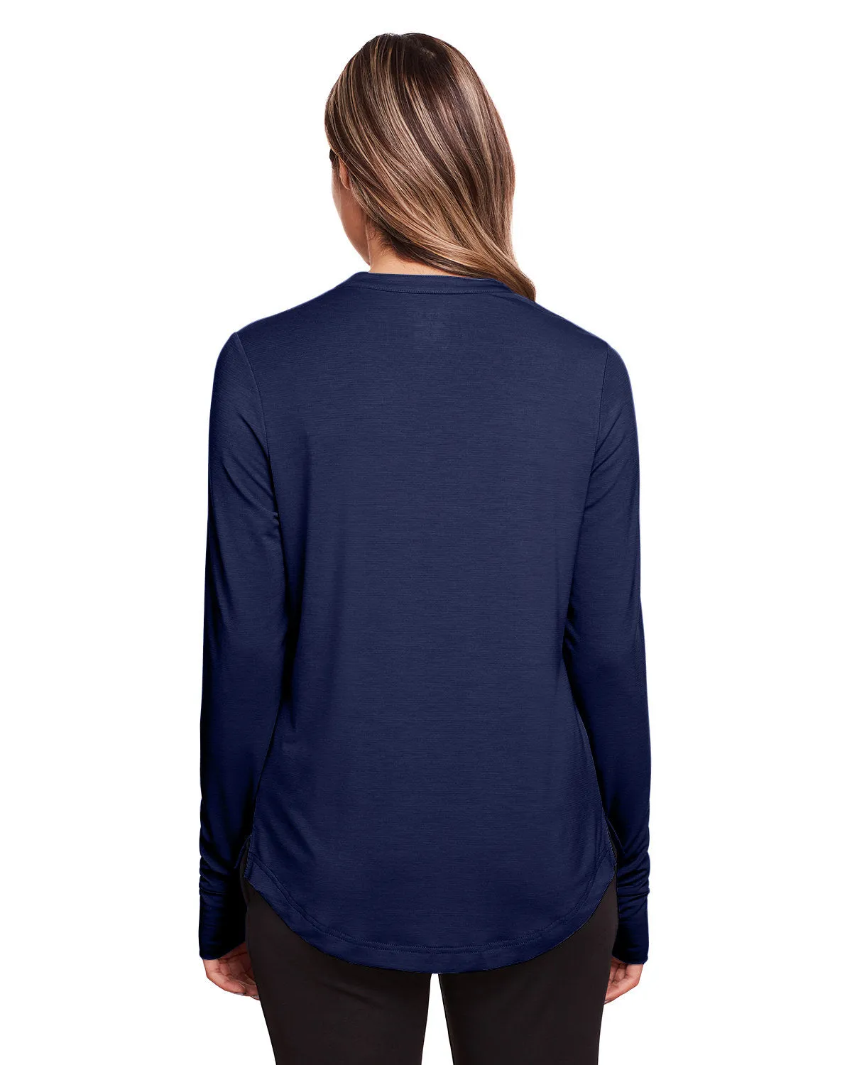 North End Ladies Jaq Snap-Up Stretch Performance Pullover