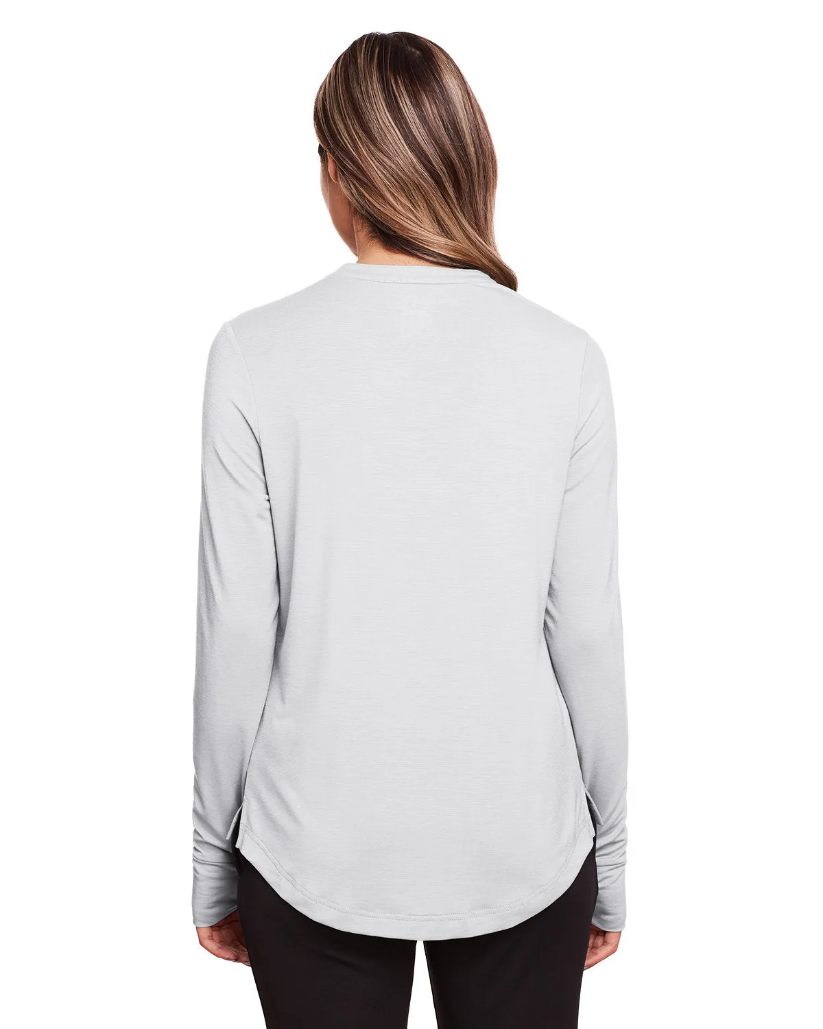 North End Ladies Jaq Snap-Up Stretch Performance Pullover