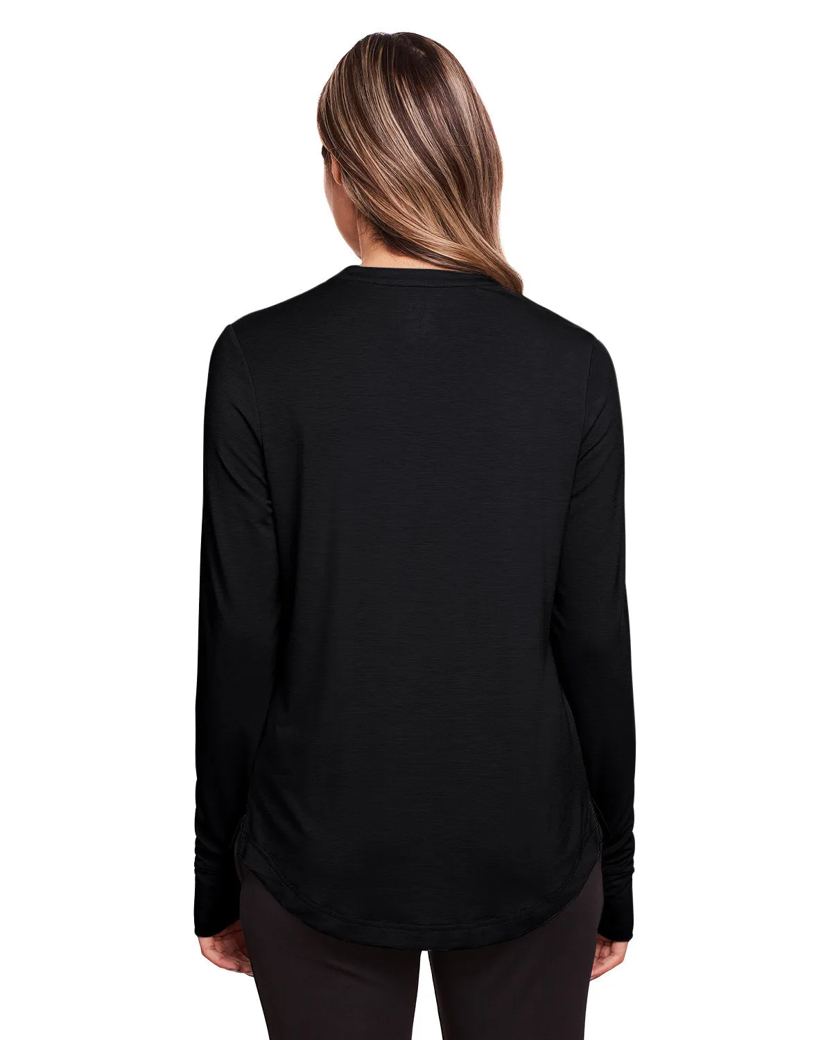 North End Ladies Jaq Snap-Up Stretch Performance Pullover