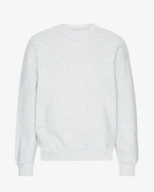 Organic Oversized Crew - Snow Melange