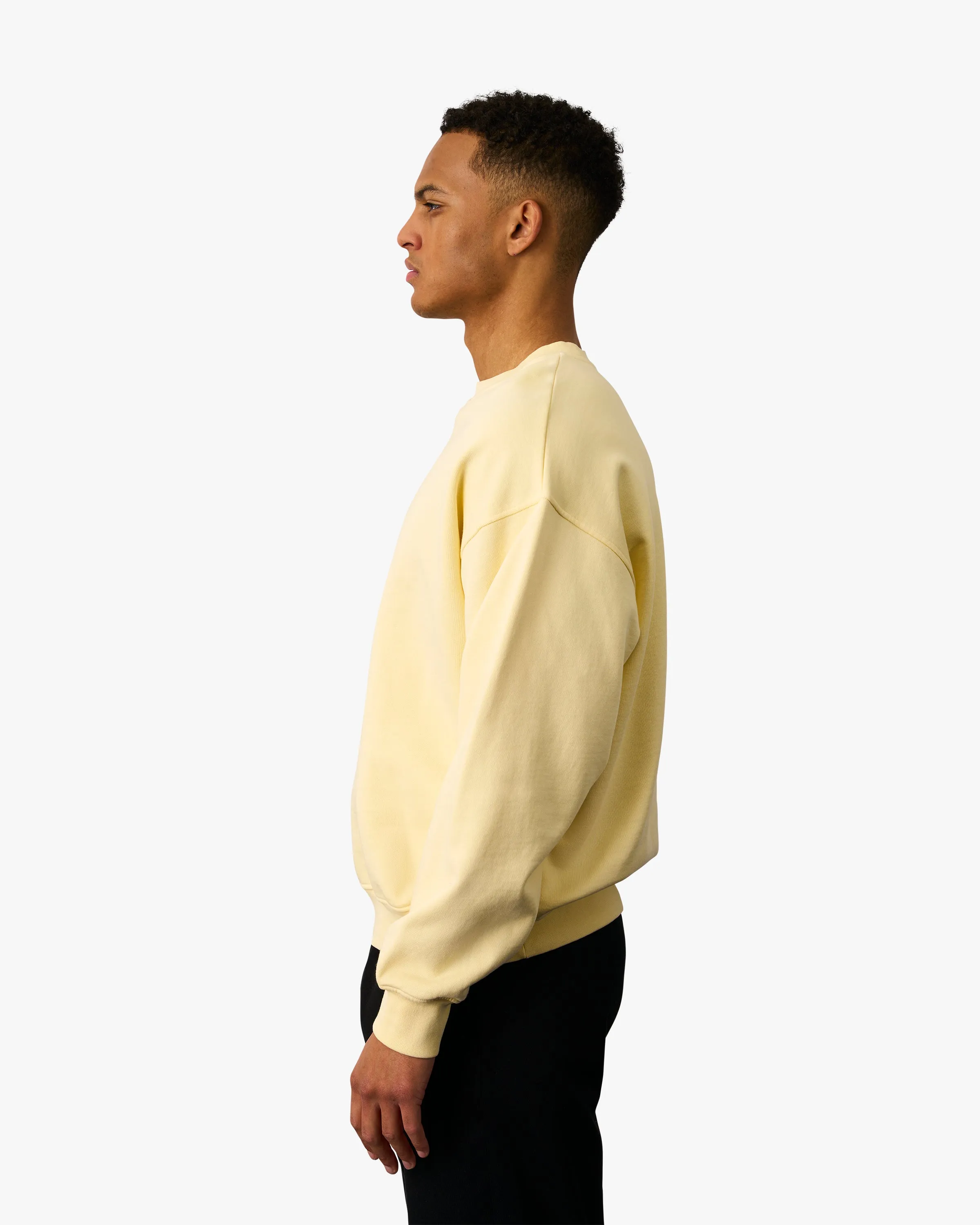 Organic Oversized Crew - Ultra Violet