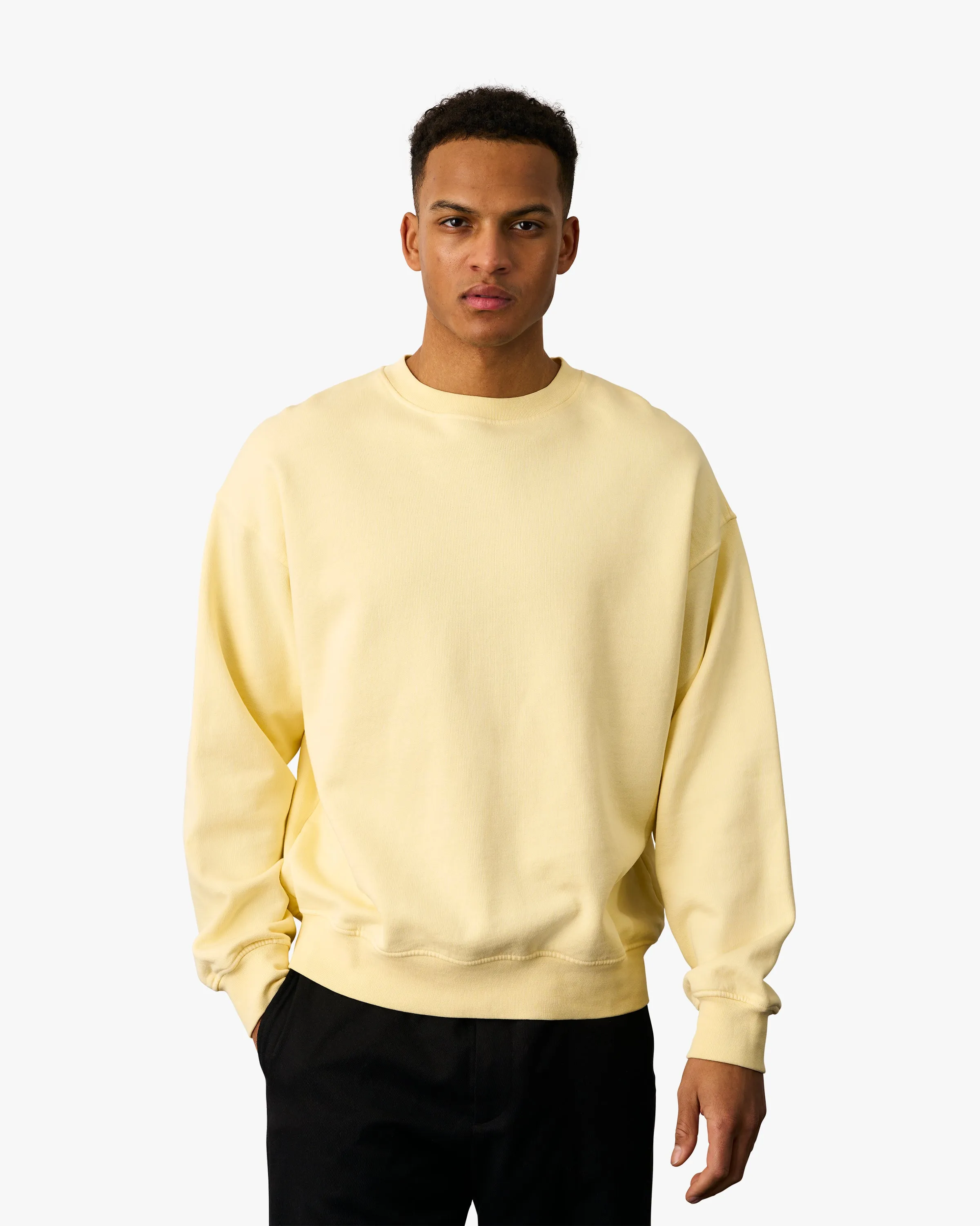 Organic Oversized Crew - Ultra Violet
