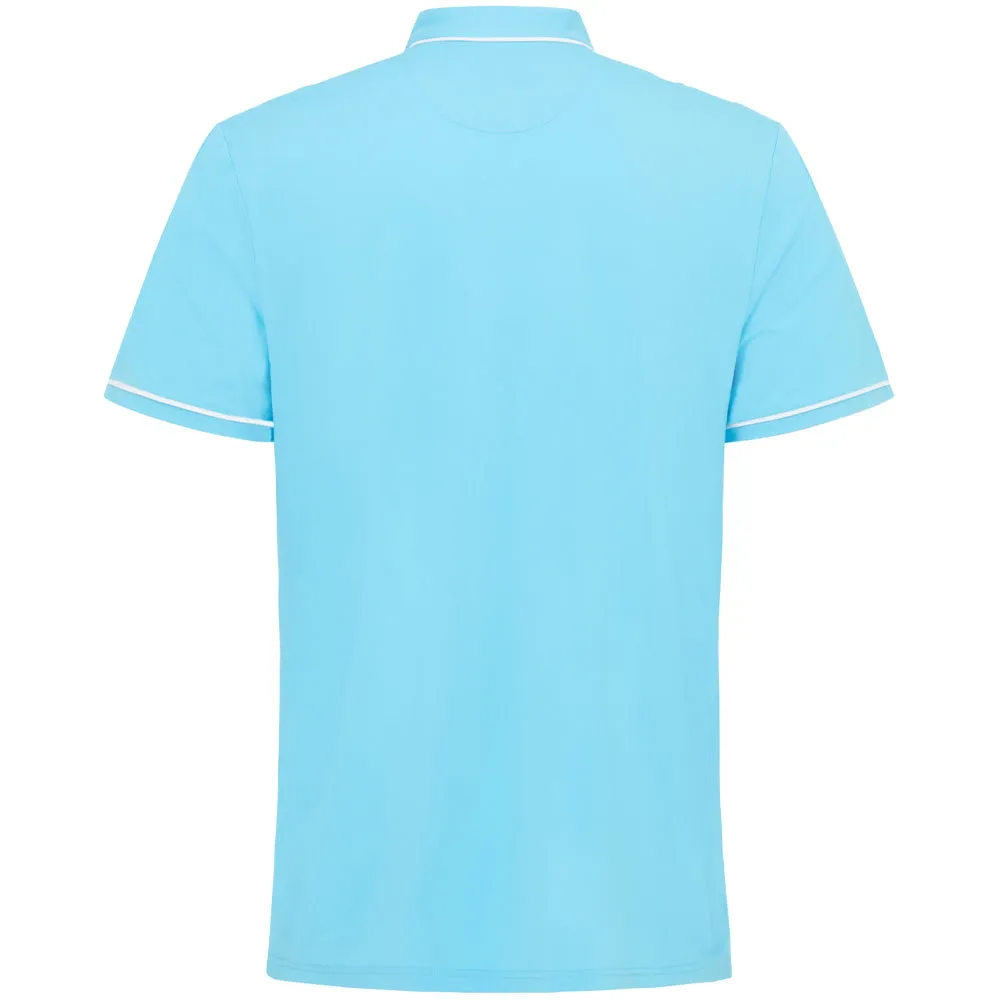 Original Penguin Heritage Piped Polo Shirt - Aquarius
