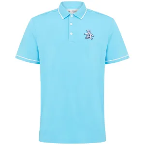 Original Penguin Heritage Piped Polo Shirt - Aquarius