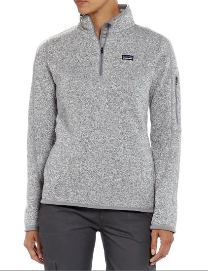 Patagonia Women's Better Sweater 1/4-Zip - Birch White
