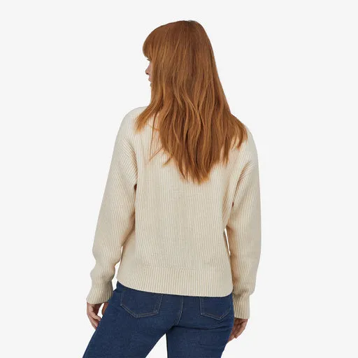 Patagonia Women's Recycled Wool-Blend Cardigan - Dyno White