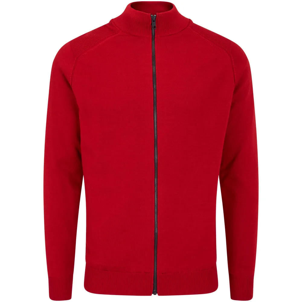 Ping Murphy Full Zip Sweater - Rich Red