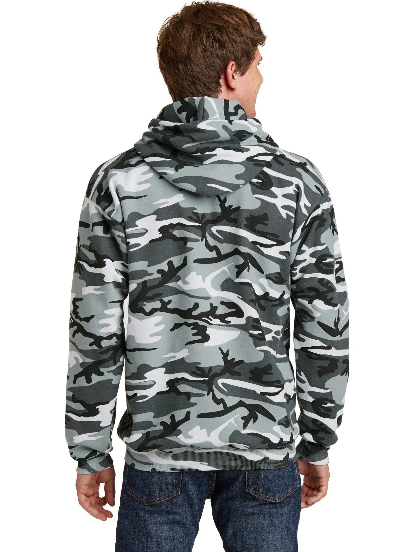 Port & Company Core Fleece Camo Pullover Hooded Sweatshirt