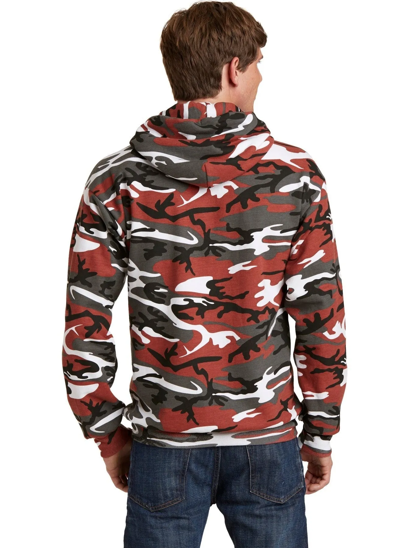 Port & Company Core Fleece Camo Pullover Hooded Sweatshirt
