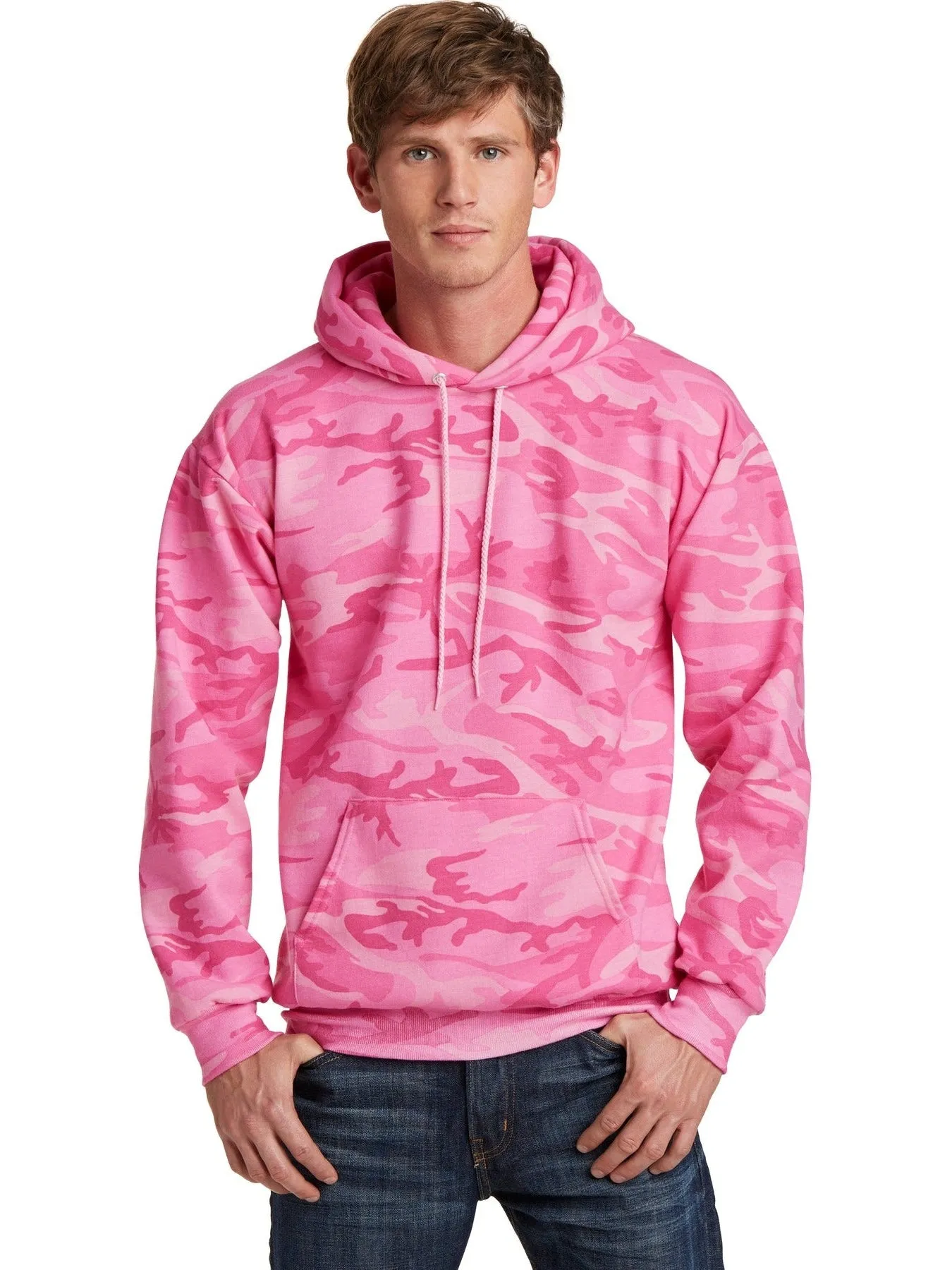 Port & Company Core Fleece Camo Pullover Hooded Sweatshirt