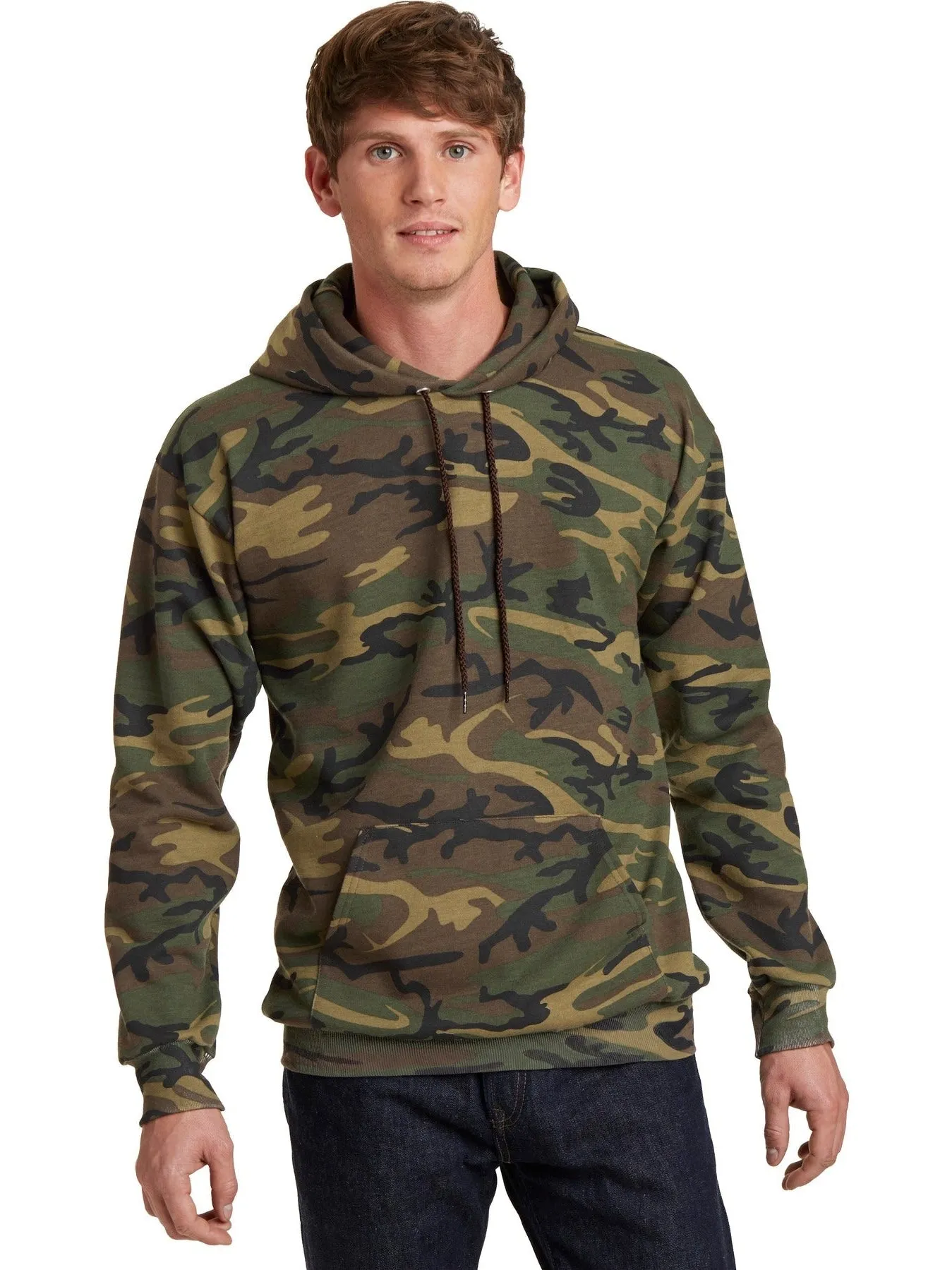 Port & Company Core Fleece Camo Pullover Hooded Sweatshirt