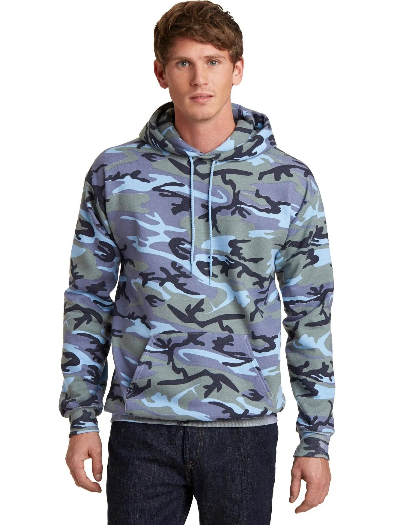 Port & Company Core Fleece Camo Pullover Hooded Sweatshirt
