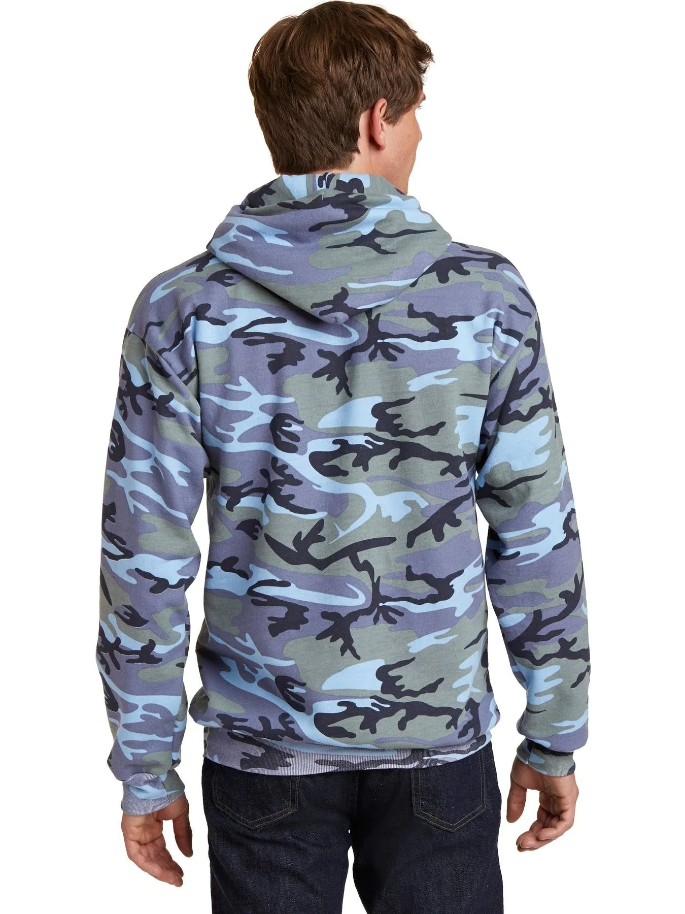 Port & Company Core Fleece Camo Pullover Hooded Sweatshirt