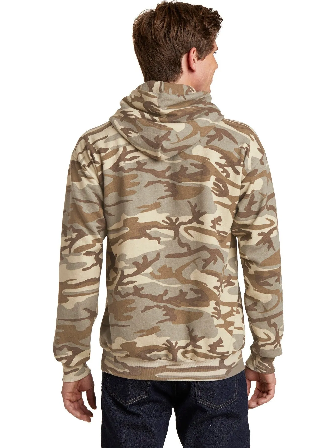 Port & Company Core Fleece Camo Pullover Hooded Sweatshirt
