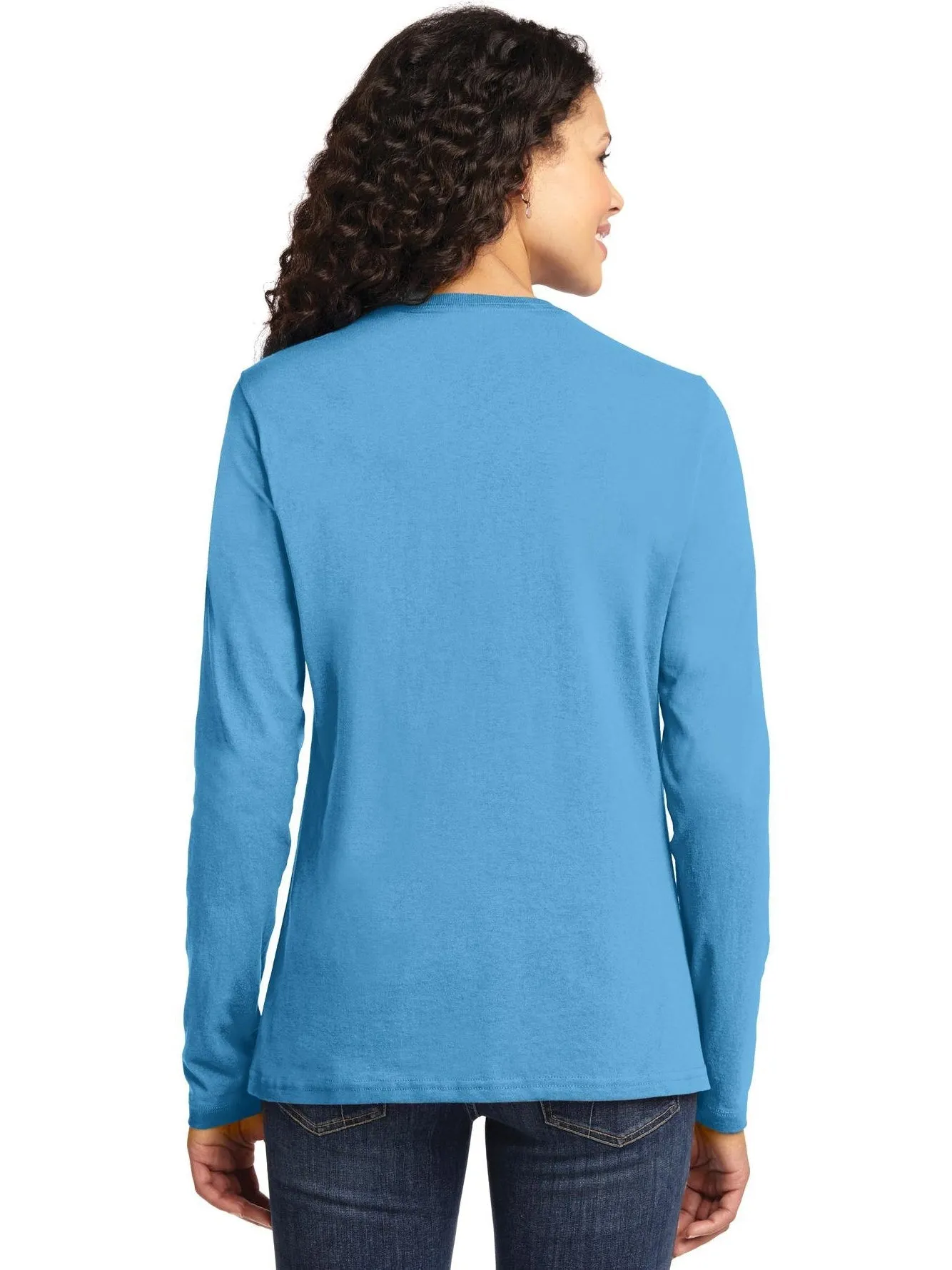 Port & Company Ladies Long Sleeve Cotton T-Shirt