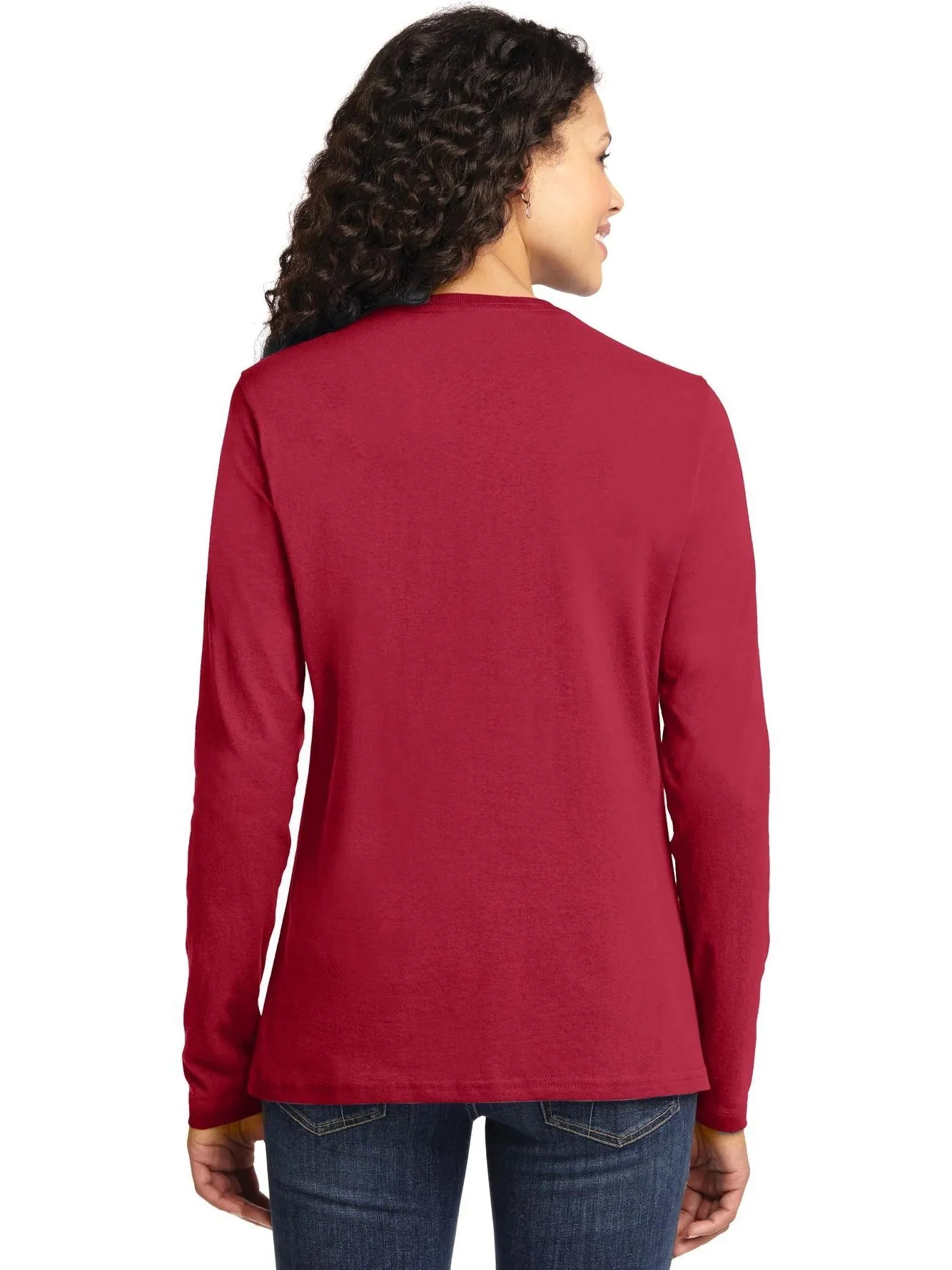 Port & Company Ladies Long Sleeve Cotton T-Shirt