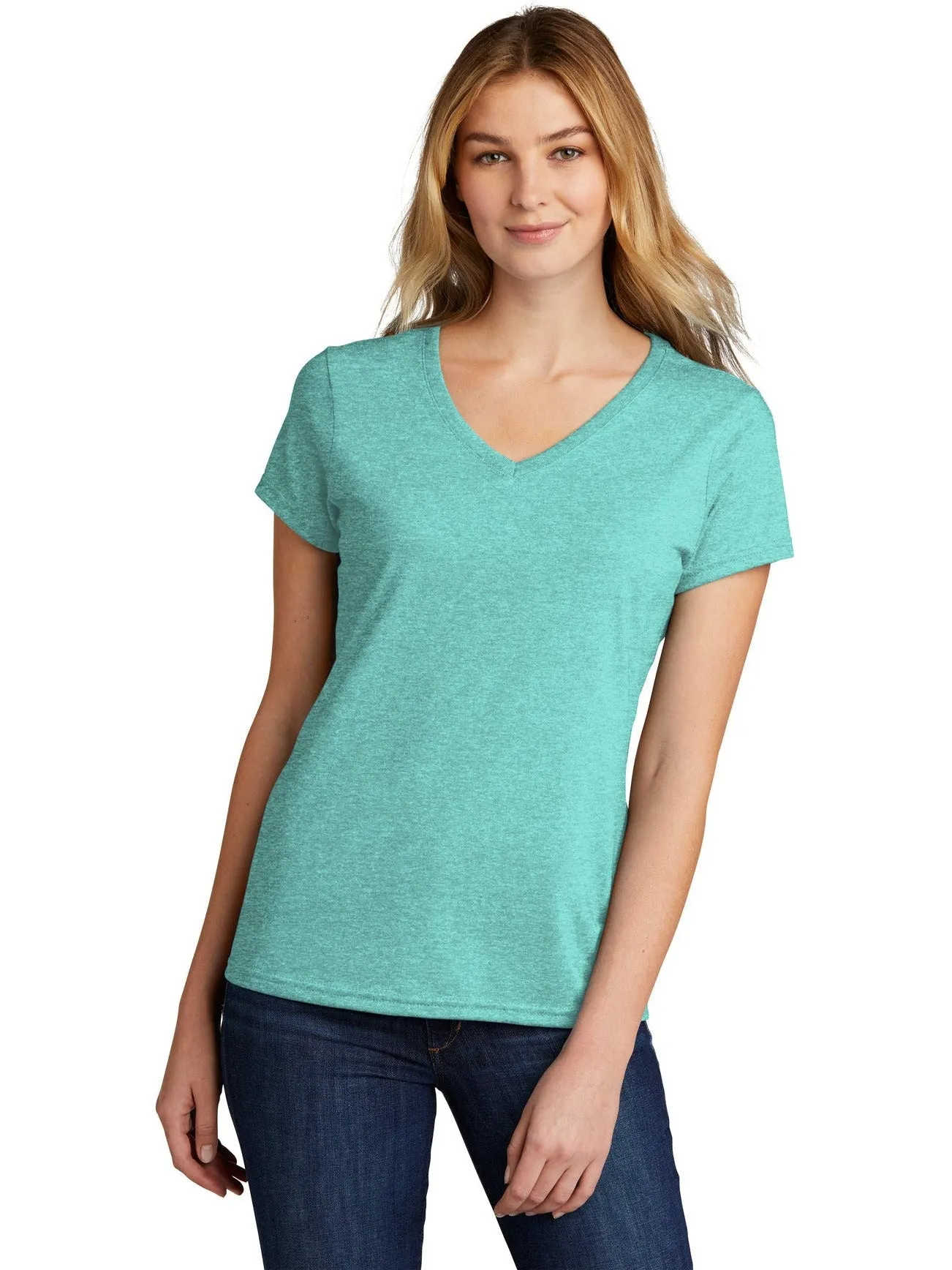 Port & Company Ladies Tri-Blend V-Neck Tee