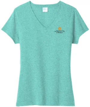Port & Company Ladies Tri-Blend V-Neck Tee