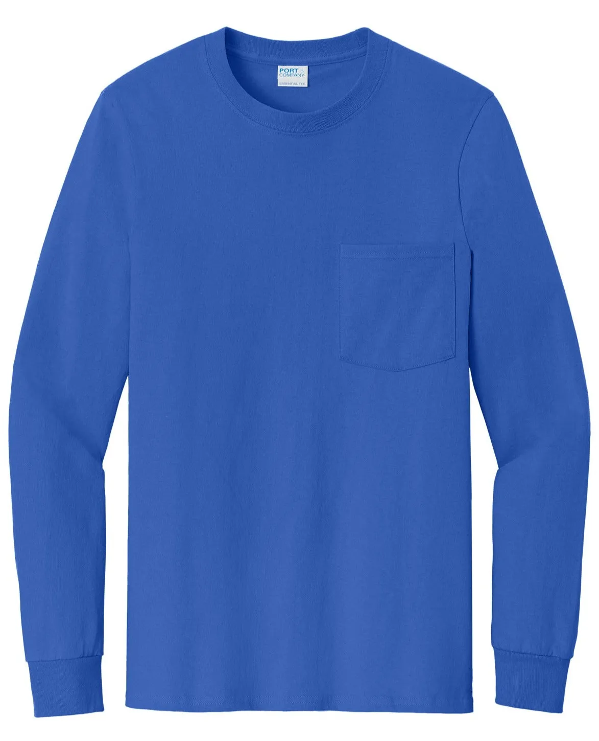 Port & Company Long Sleeve T-Shirt with Pocket