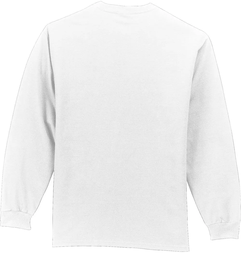 Port & Company Long Sleeve T-Shirt with Pocket
