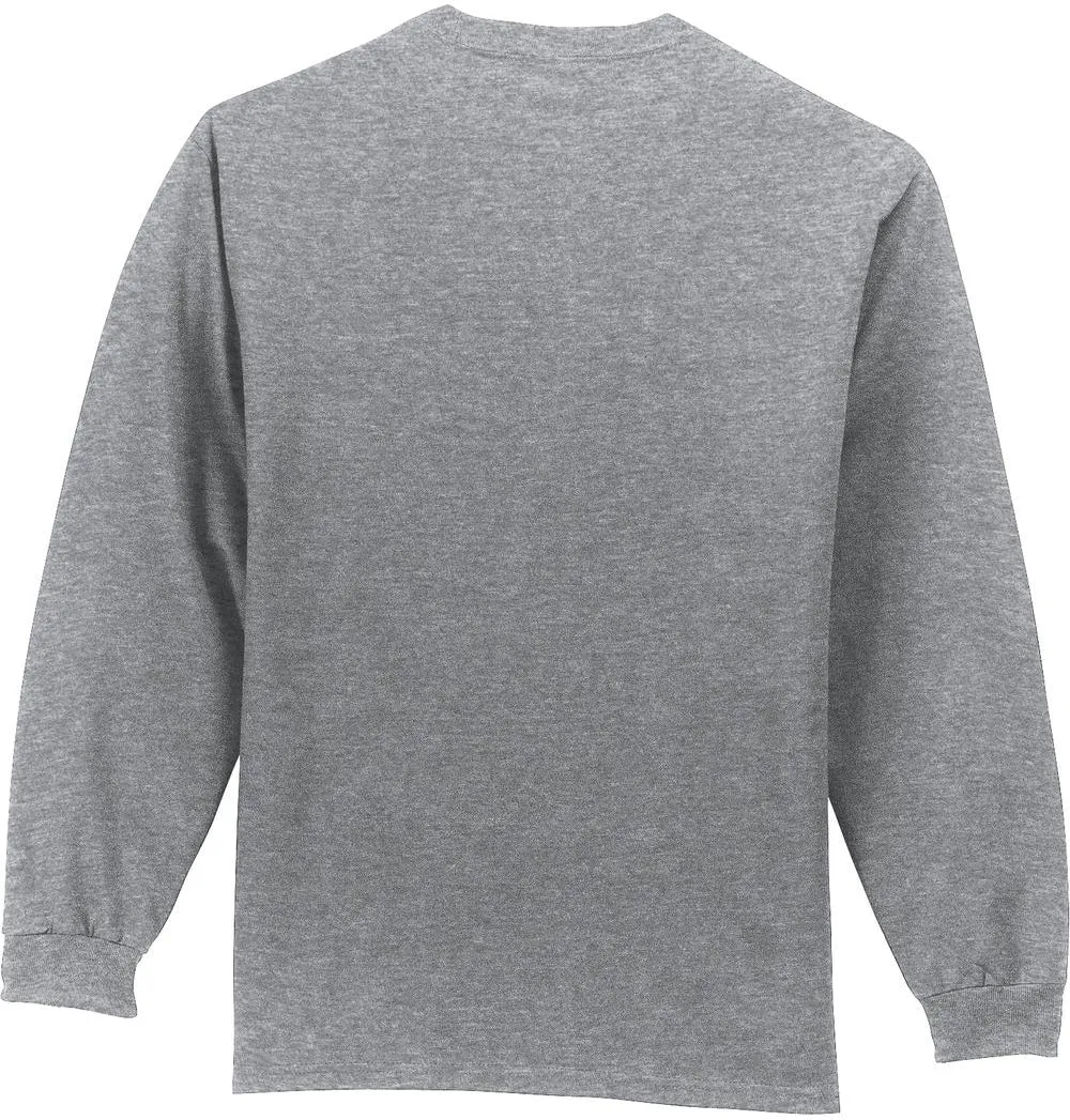 Port & Company Long Sleeve T-Shirt with Pocket