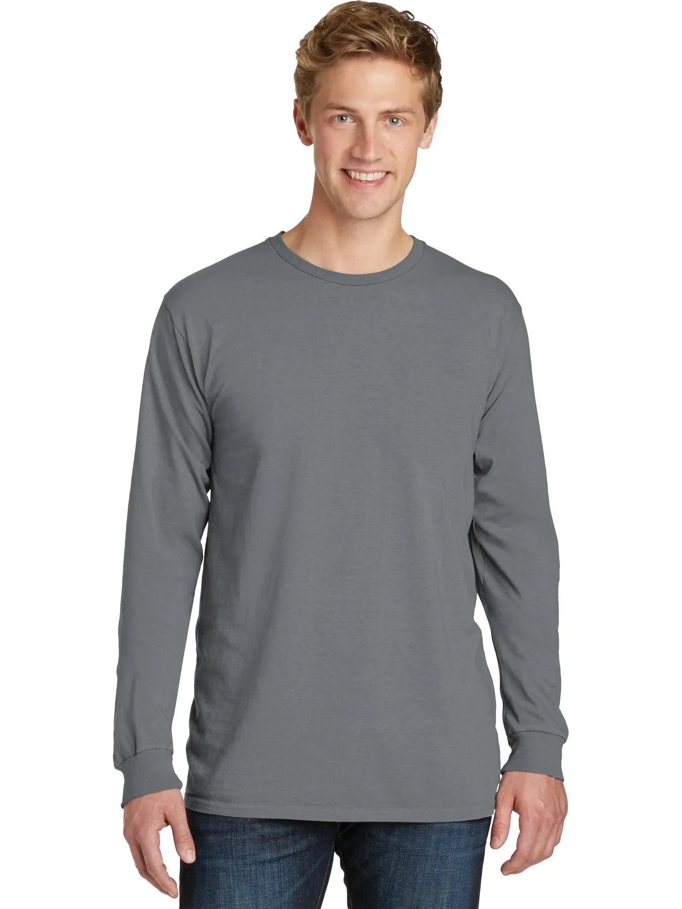 Port & Company Pigment-Dyed Long Sleeve Tee