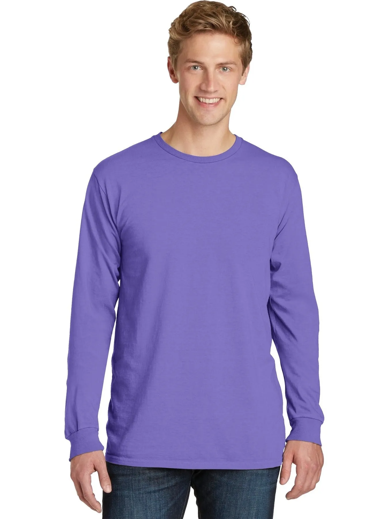 Port & Company Pigment-Dyed Long Sleeve Tee