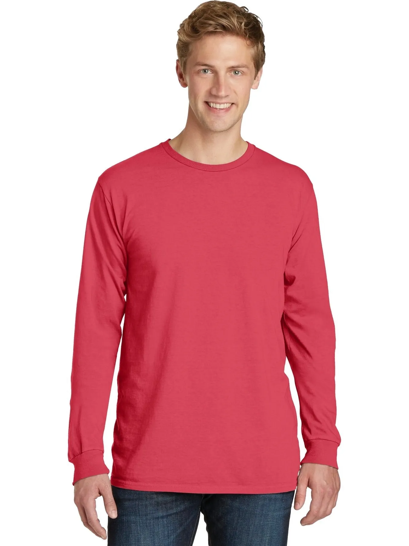 Port & Company Pigment-Dyed Long Sleeve Tee