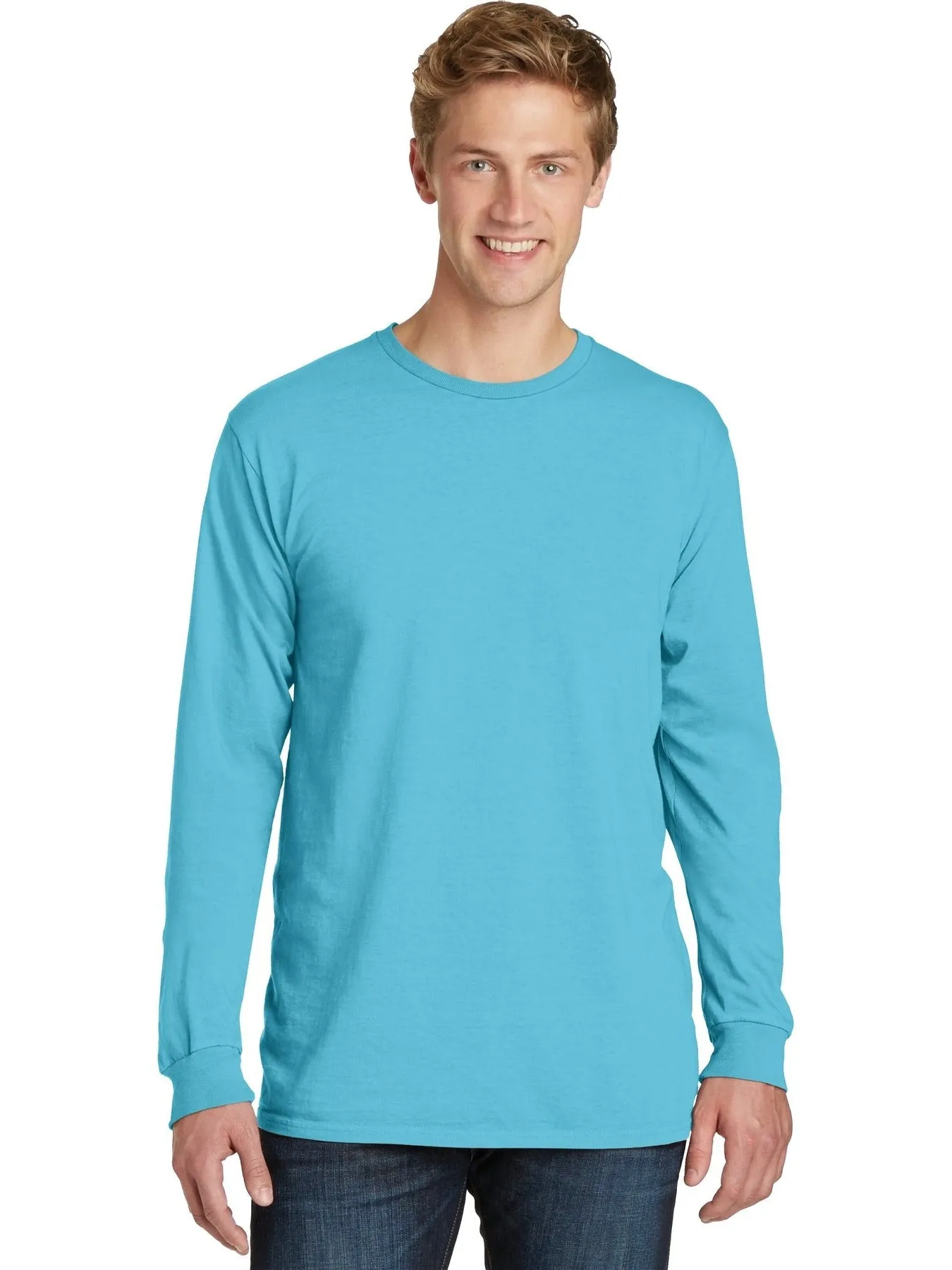 Port & Company Pigment-Dyed Long Sleeve Tee