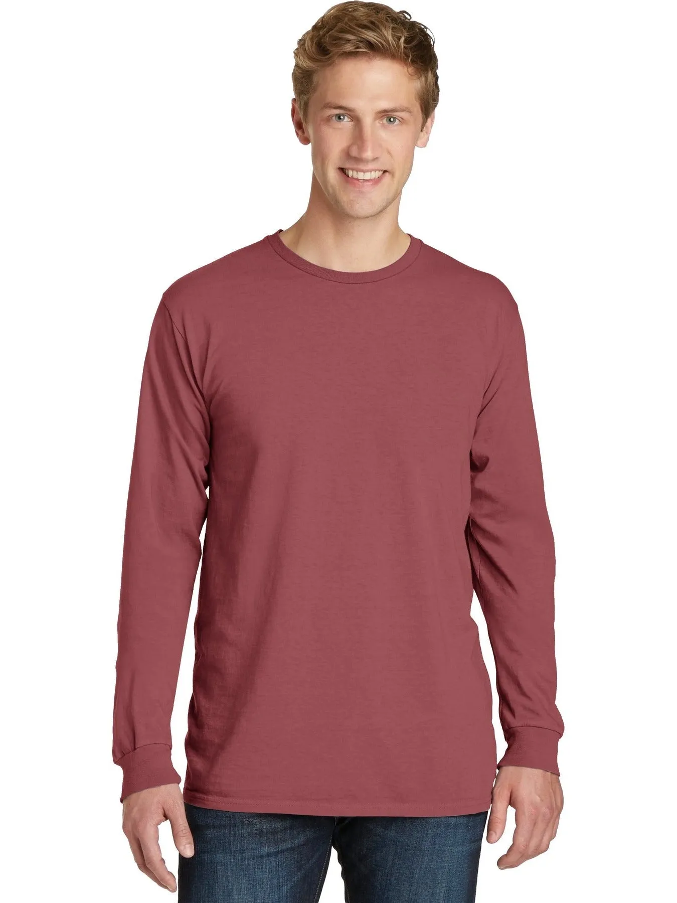 Port & Company Pigment-Dyed Long Sleeve Tee