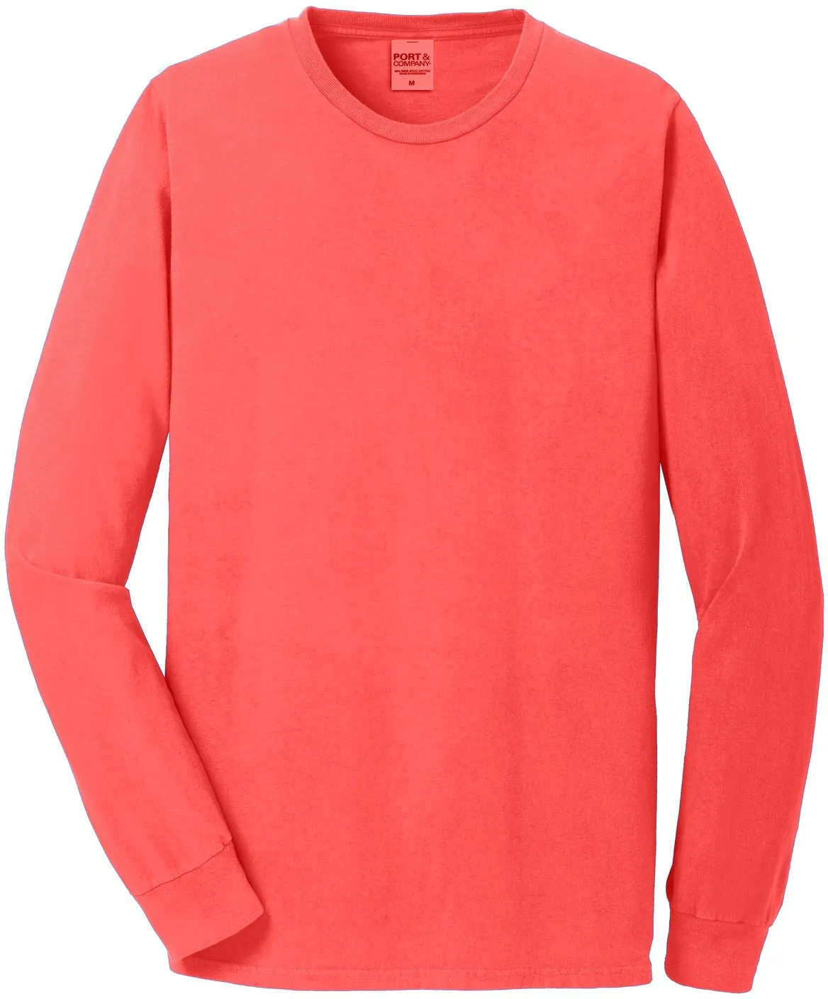 Port & Company Pigment-Dyed Long Sleeve Tee