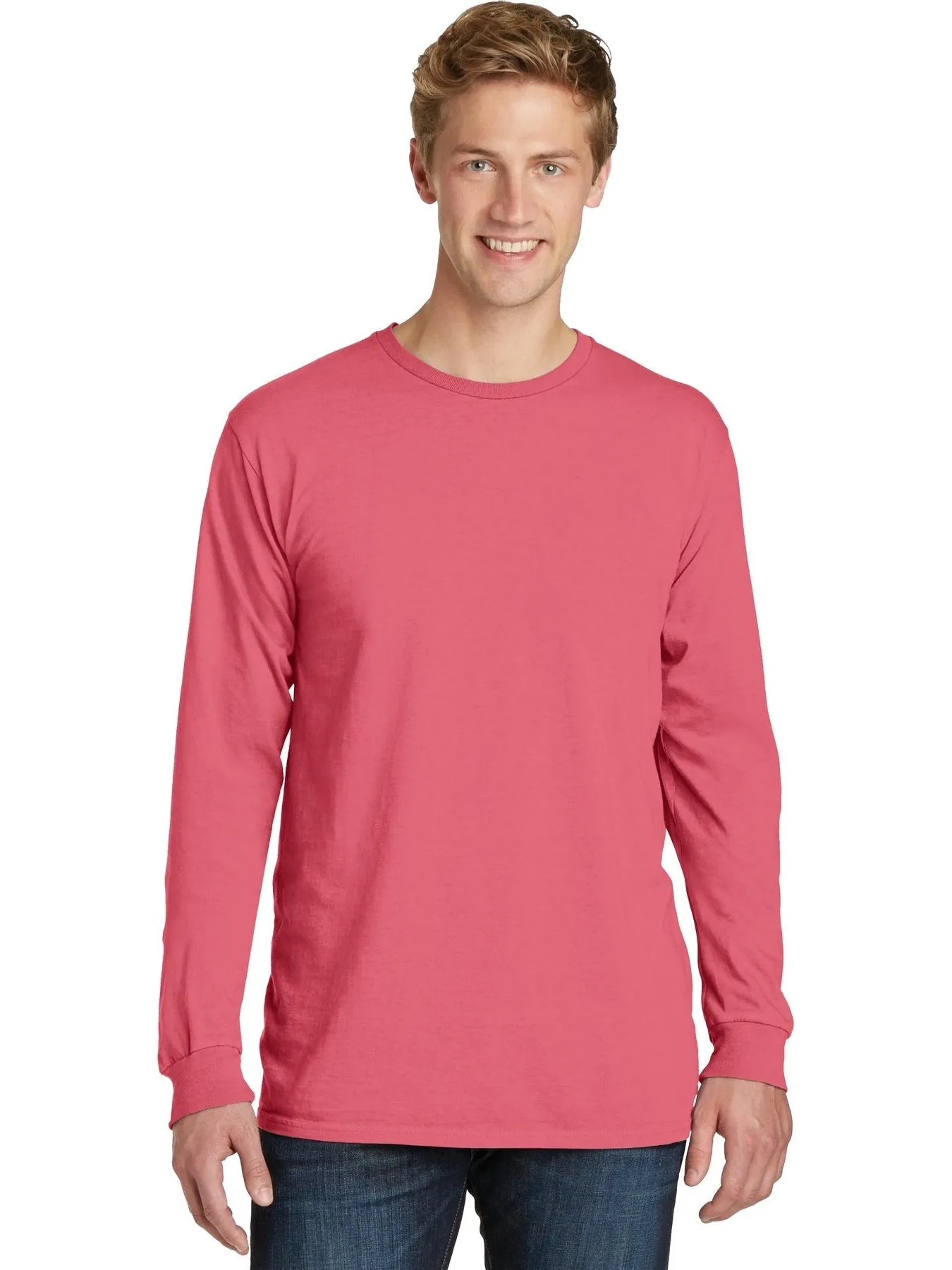 Port & Company Pigment-Dyed Long Sleeve Tee