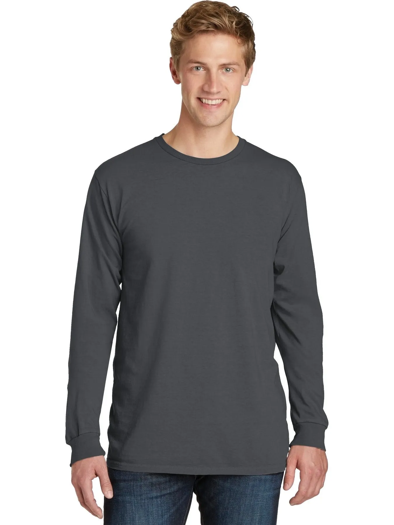 Port & Company Pigment-Dyed Long Sleeve Tee