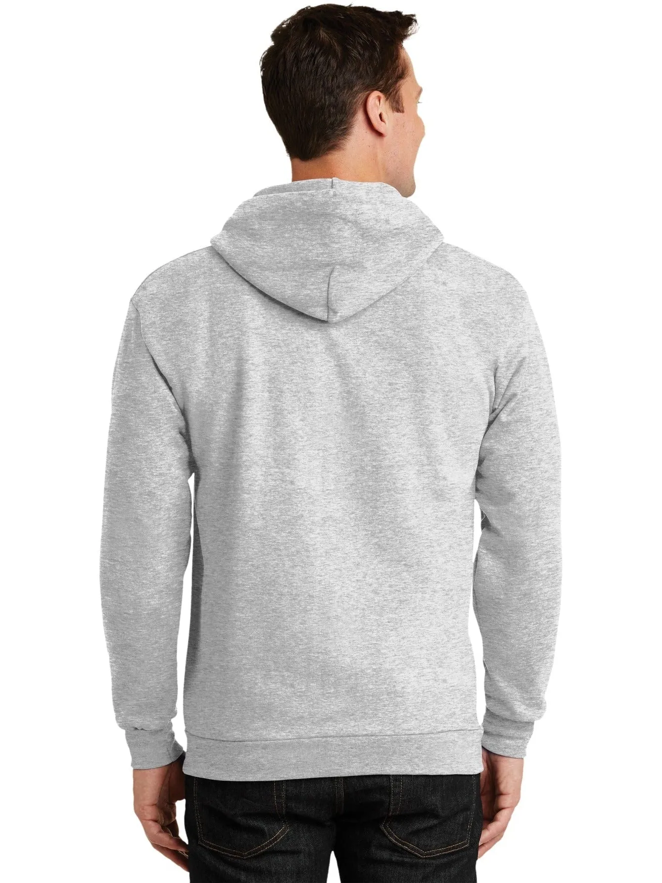 Port & Company Tall Ultimate Full- Zip Hooded Sweatshirt